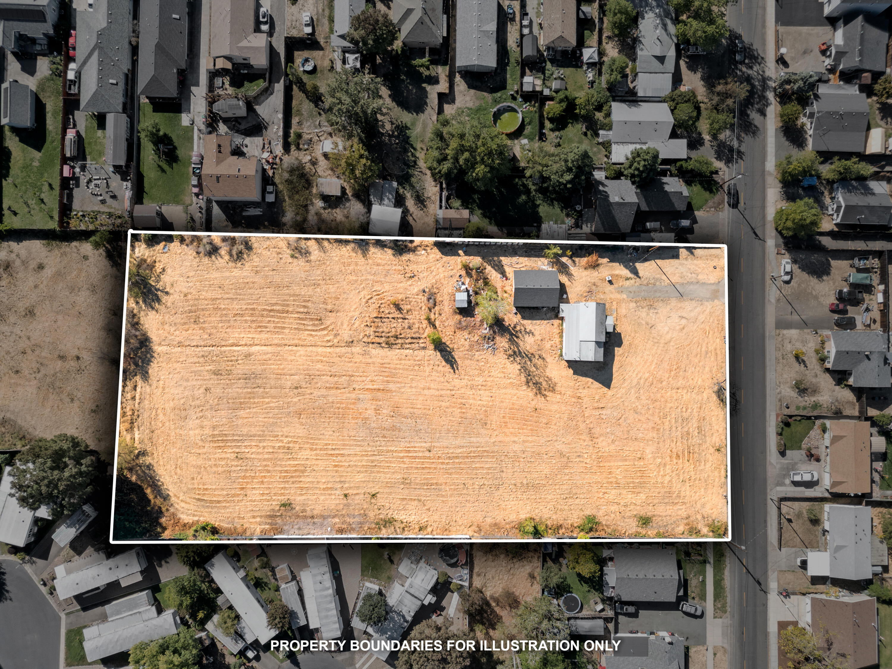 Attention Builders & Developers! Prime Development Opportunity! Rarely available 2-acre lot in the city, offering enormous potential for multi-family development. Adjacent to MFR-20 zoning with an Urban High-Density Overlay, this property is primed for rezoning to support up to 40 units—without the delays or expense of a traffic study! Alternatively, explore the possibility of MFR-30 zoning, allowing for up to 60 units with a traffic study. The value is in the land and its location, making it an ideal investment for developers looking to capitalize on the growing demand for high-density housing. Don't miss this exceptional opportunity!