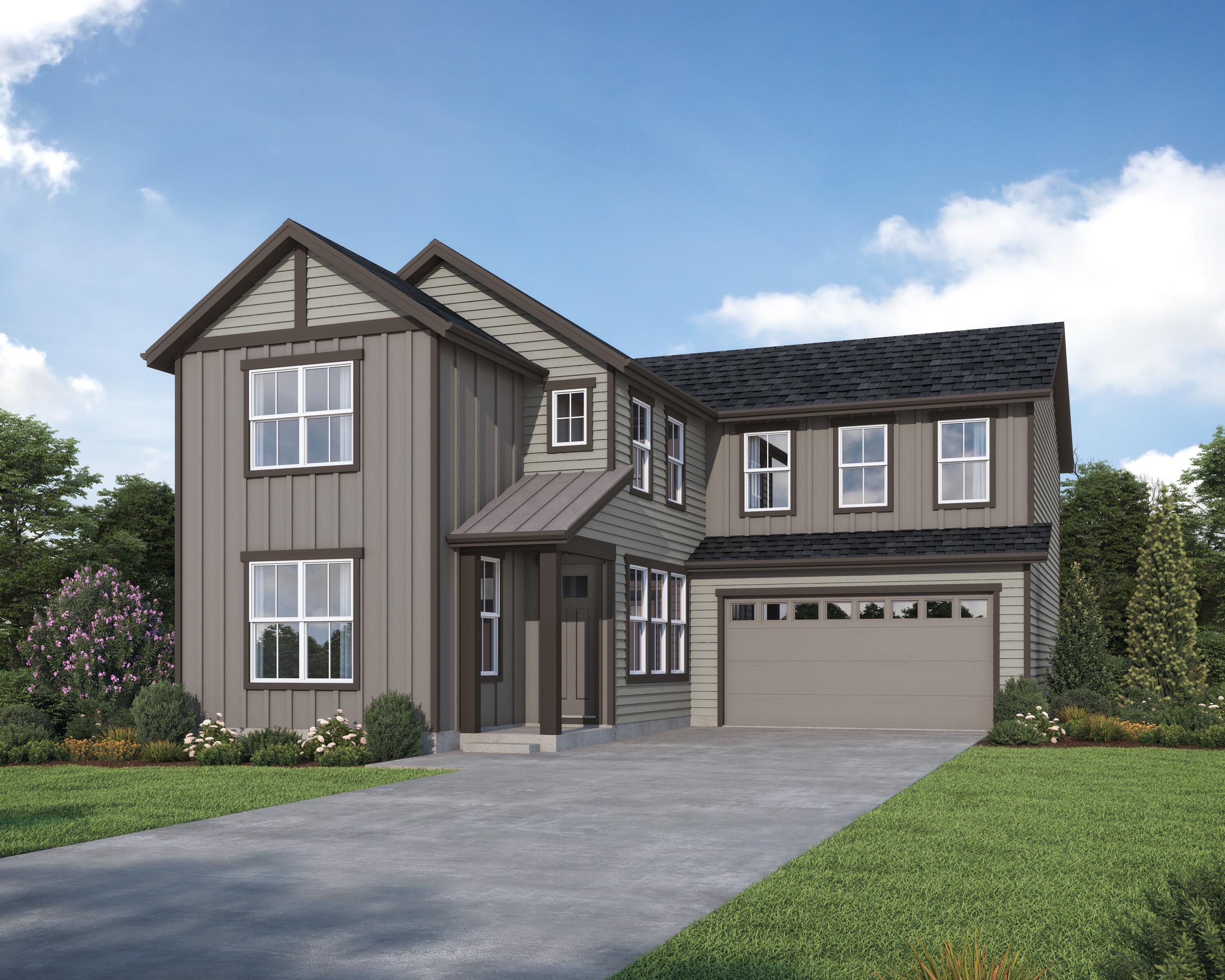 Built by award-winning Stone Bridge Homes NW, this home offers quality craftsmanship and thoughtful design. The main level features an open-concept great room, a dedicated office, and a two-car garage with an electric car charging outlet. Enjoy beautiful hardwood floors, stainless steel appliances, a walk-in pantry, quartz countertops, and a stunning gas fireplace with floor-to-ceiling tile. Upstairs includes four bedrooms, a bonus area, a laundry room, and a full guest bath. Additional highlights include A/C, full fencing, and landscaped front and back yards. This Earth Advantage certified home provides energy efficiency, comfort, and sustainability. The buyer also receives a 2-10 Home Buyer's Warranty. HOA covers common areas and front yard landscaping. Stevens Ranch offers parks, trails, caves, and convenient access to nearby shopping and dining.