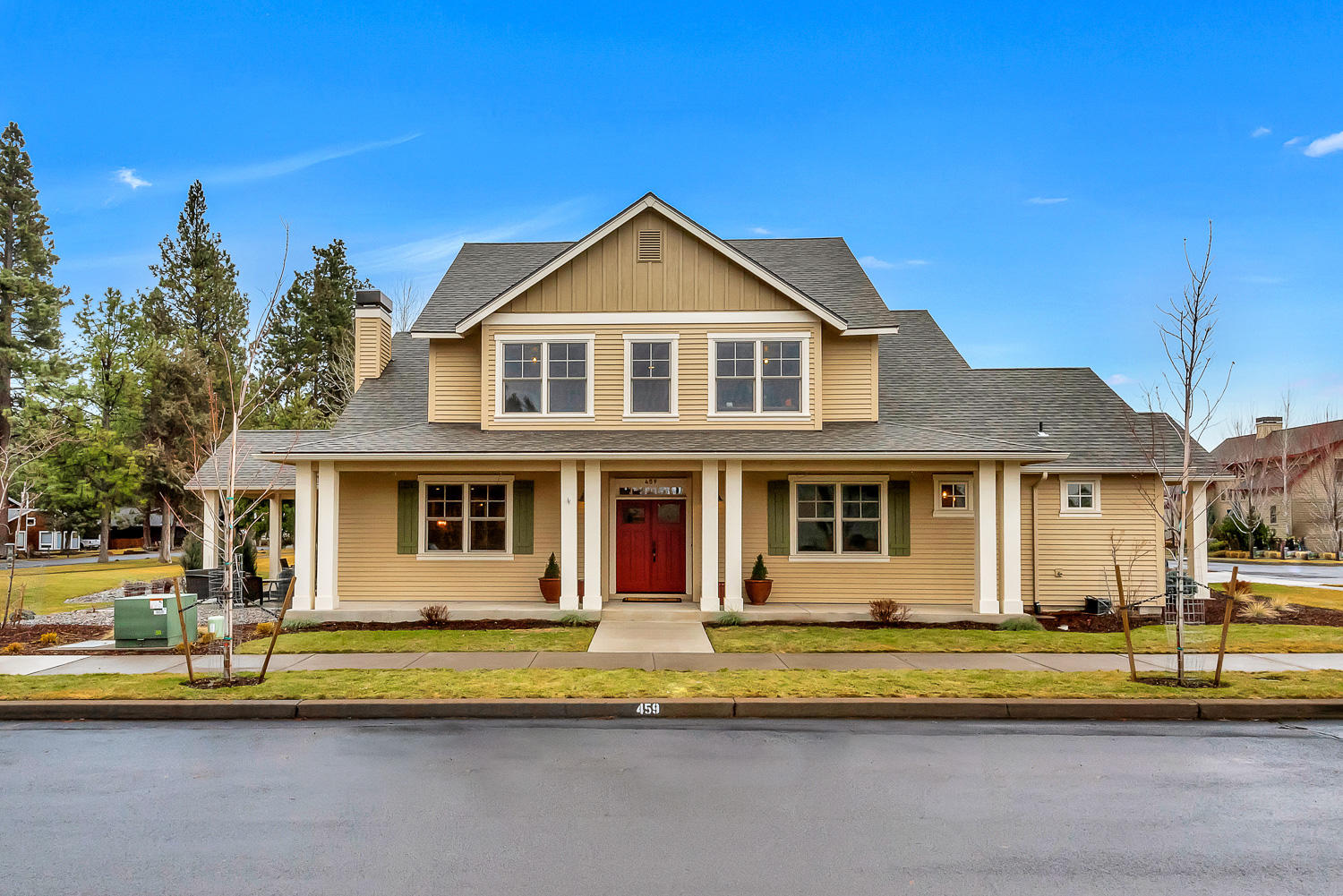 High quality, custom-built Pine Meadow Village home with detailed design and finishes. In addition to having the majority of the living space on the first level and having fantastic outdoor living space it offers numerous custom features, such as: handheld and fixed shower heads/ double oven/ built-in wine fridge/ outlets in bathroom cabinets/ central humidifier/ soft close cabinets and much more. Corner lot with open park space behind the home make the lot feel much larger than in-town lots. Pine Meadow Village amenities include: pool & Jacuzzi, community center, tennis courts, open spaces, waterways and walking paths. Easy walk into downtown Sisters and easy access to forest trails.
