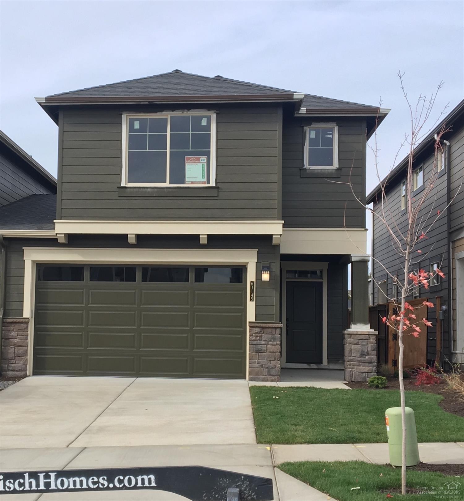 This always popular Samson Plan by Pahlisch Homes features stainless steel appliances, gas FP, laminate wood flooring, Pental quartz counters w/under-mount sink (even in baths), extra attention given to allow for lots of natural light. 3 beds, 2.5 baths open main level, and a large vaulted loft w/skylights. Only attached at garage, powder bath & kitchen. Bedroom walls are NOT attached. Pictures are of same plan but different home. Model home at 63157 Hadley open Thur-Sun 11-3 & by appt. SAMSON TH-2-E-1815-2