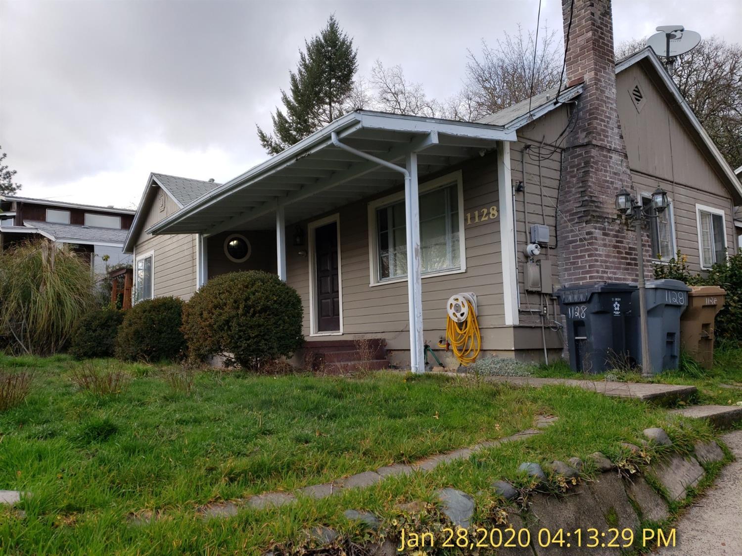 Now it has a brand new roof....Check it out New interior paint in some areas. 3 bedroom 1 bath cute home with upgraded kitchen that includes stainless appliances. Refrigerator, dishwasher, range/oven, microwave, hot water heater. One car attached garage, fireplace and covered patio.