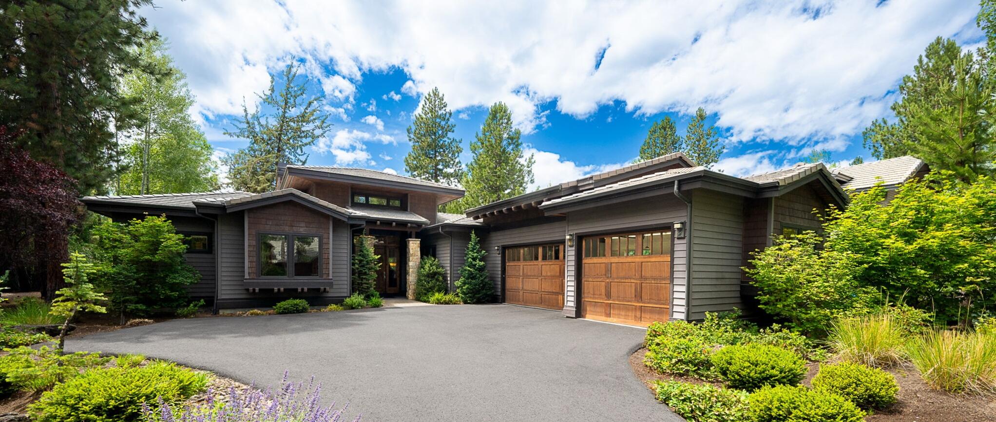 Stunning Contemporary Northwest Retreat in Broken Top

Discover refined living in this beautifully crafted single-story home nestled in the heart of Broken Top. With a spacious 2,748 sq ft layout, this residence offers a seamless open floor plan, ideal for modern living and effortless outdoor entertaining in your courtyard style patio. Featuring two well-appointed bedrooms, a media room (easily converted to 3rd bedroom), a truly dedicated office, and a chef-inspired kitchen w/new built in oven and microwave complete with granite countertops and sleek modern finishes.

Enjoy year-round comfort with a new furnace and air conditioning unit, whole home humidifier, and heated flooring in the primary bathroom. For those looking to expand, blueprints are included for a potential second story addition, endless possibilities await!

Set within the serene, tree-lined streets of Broken Top, residents enjoy a tranquil lifestyle with access to walking trails, parks, all w/o a club membership