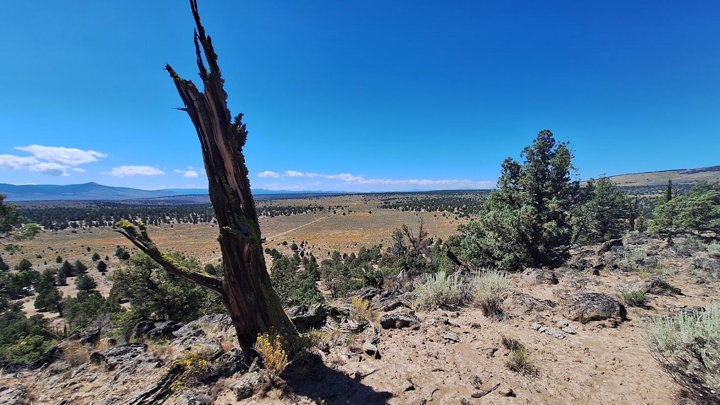 This 12-acre slice of high desert is all about wide-open skies and jaw-dropping views. From the property you get an unobstructed look at the Central Cascade peaks, the dramatic rim of Newberry Caldera, and Pine Mountain off in the distance. Honestly, some of the best vistas you'll find in the area.

It's a recreational-use, non-buildable parcel—so think stargazing, camping, off-grid weekends, or just a quiet place to spread out and enjoy the landscape. The high desert setting gives you that mix of juniper, sage, and big horizons, with nothing crowding your view.

If you've been looking for a piece of land that feels far away but still connects you to some of Oregon's most iconic scenery, this is it. A great spot to unplug, relax, and take in those unbeatable mountain panoramas.