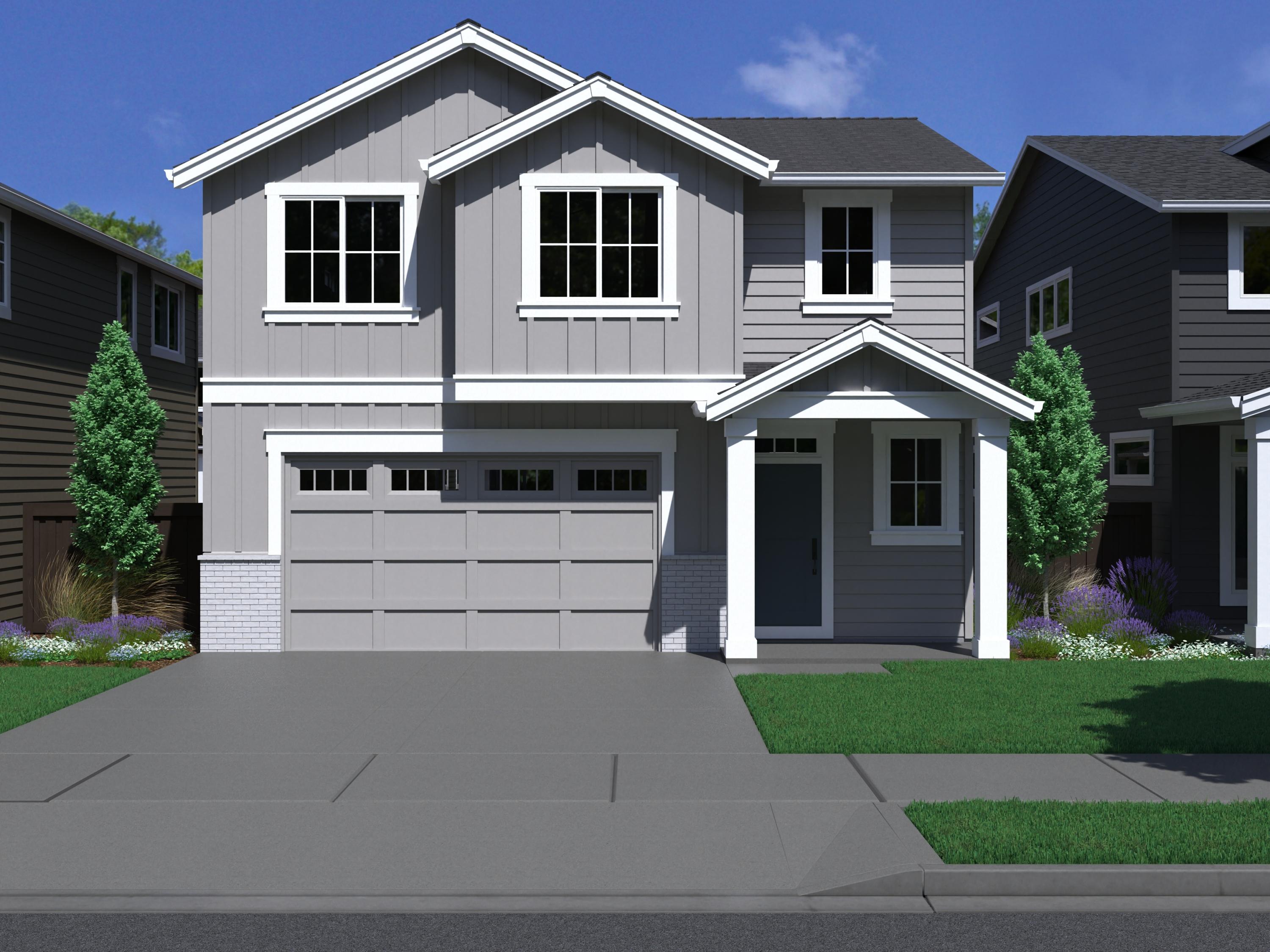 Luderman Crossing, in the heart of southeast Bend, is quintessential, comfortable Central Oregon living. Tucked off the Reed Market Road and 15th Street roundabout, this community of townhomes and single-family homes offers a convenient and accessible location for families, commuters, and outdoor enthusiasts. Residents are only 10 minutes from downtown, Deschutes River, the Old Mill District. Nearby to the Larkspur Community Center and Larkspur Park, plus the new Alpenglow park which will be 37-acres and new high school accentuate the best of Southeast Bend. Large family, look no further. Between the large great room and upstairs rec room there is plenty of room for all family fun! Great flex space downstairs for home office or guest room. Love outdoor living? The massive covered back patio is sure to impress. Call today to build your next forever home!