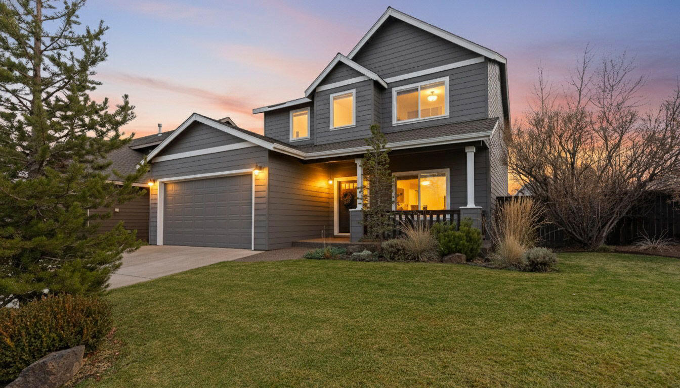 OWNERS MOVING COUNTRIES RECENT $50K PRICE DROP!!! 
WOW! Don't miss this beautifully maintained 2-story Craftsman style home! Offering 2,122 sq ft, 3 beds, 2.5 baths, on a generous .14-acre lot, a fully fenced & landscaped backyard featuring established spruces and aspen trees. Inside, pride of ownership shines with 6'' white oak hardwood floors, countertops, matching white oak floating shelves & mantle. Enjoy a cozy gas fireplace & an open living area flowing into a kitchen with stainless appliances, gas range, & large island. A formal dining room adds flexibility. Upstairs, a bonus area offers mountain views, perfect for an office or workout space. Bedrooms feature brand-new eco-friendly carpet. The primary suite includes a double vanity, walk-in shower & soaking tub. Located in the Larkspur Neighborhood near trails, a park, the new library, top schools, Cascade Lakes Brewery & minutes from downtown Bend. 
Call & schedule your private tour today!