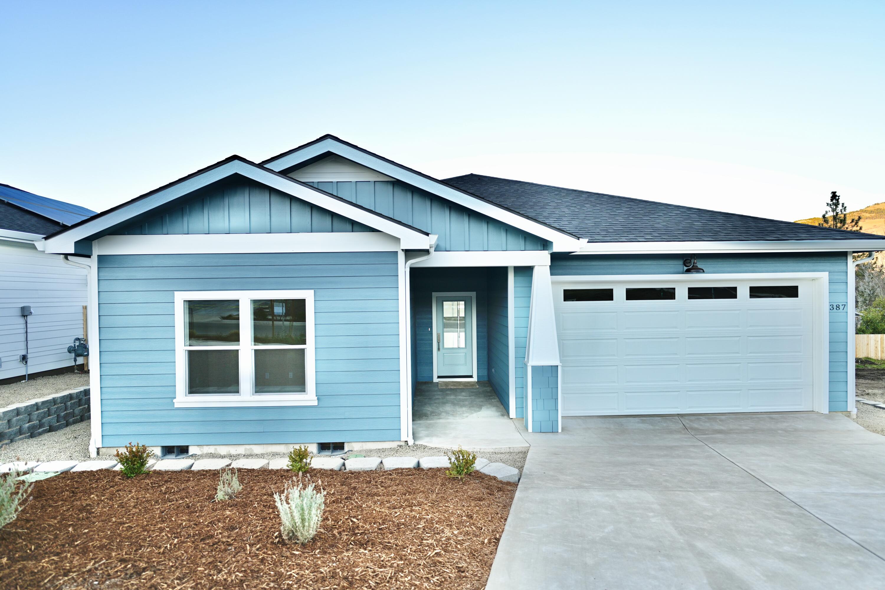 Stunning single story 3 bedroom, 2 bathroom home with delightful finishes throughout. Engineered hardwood floors in living areas and Kitchen, Custom Cabinets, Quartz countertops, Gas Fireplace and so much more. Ashland's newest subdivision, West Village is just .8 of a mile from the downtown plaza in Ashland. Each home is built to Earth Advantage Platinum® standards with both Green and energy efficient features. Each home will also have solar power, a heat pump heating/cooling system. A delightful blend of engineered hardwood floors, carpet, solid surface counter tops and no-VOC paint, ensure both comfort and a healthy home from day one. Full landscaping and fencing package per home. Approximately 8 months to complete each home from time of start of construction.