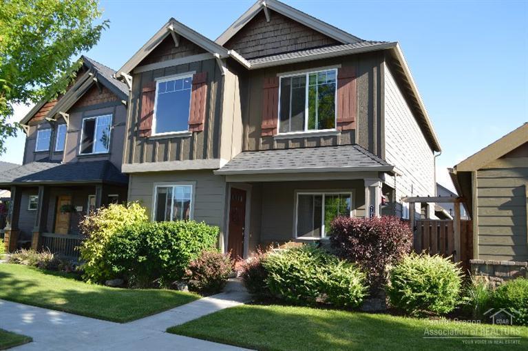 This 1347 sf. 3 bed 2.5 bath home in Sun Meadow is an exceptional value. Gas fireplace, cozy front porch and knotty alder cabinets. Excellent location across from community park with pool, picnic area and walking paths. Front yard maintenance included. Partially fenced. A true community by award winning builder, Pahlisch Homes.