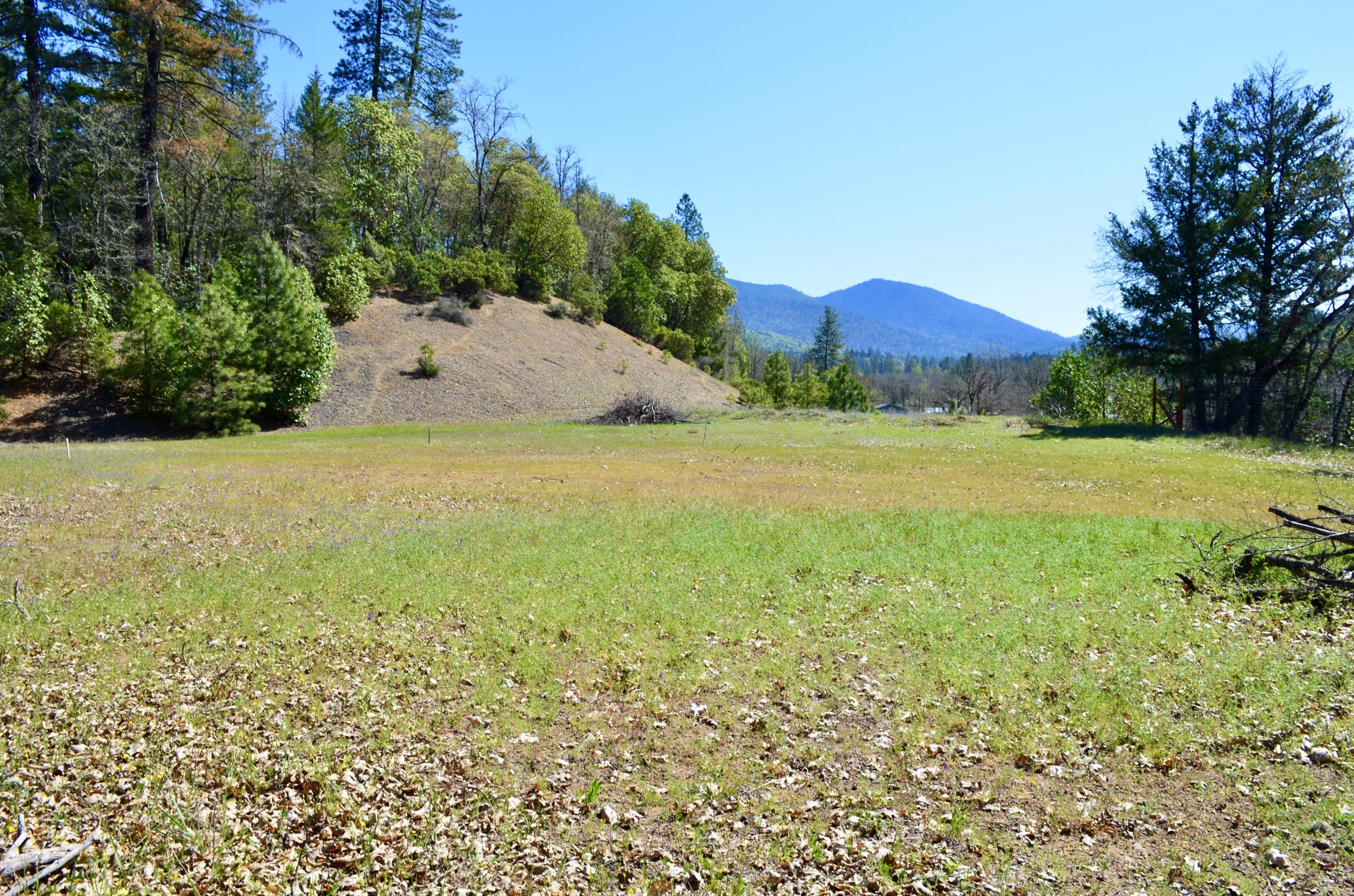 Looking for a lot with a long distance view to put your dream home on? Look no further, this 1.6 acre lot has it all including well and septic that are already in. Build a home with that separate shop you've always dreamed of, or put your manufactured/modular. Situated above the other homes and close to services in Merlin, this property offers the best of both worlds.
