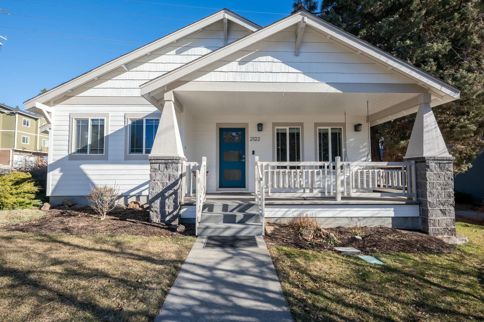 Come view this adorable and completely remodeled single level home in NW Bend!  Walk into a beautiful open floor plan, lots of windows for natural light and a rock gas fireplace.  This is a 3 bedroom, 2 bathroom and 1442 SQ FT home.  No details were missed between the home and landscaped yard.  The corner lot offers space with an amazing deck and fenced back yard.