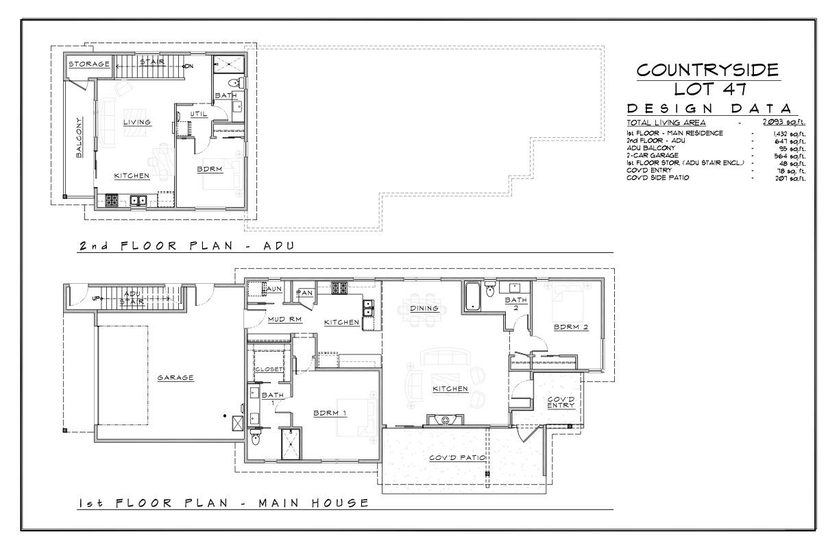 MLS listing formula for price per square foot does not include the ADU. The price per square foot for the TOTAL square footage is $380/s.f. INCOME
PROPERTY AT FANTASTIC VALUE!!
Palmer Homes is proudly presenting their first ADU floor plan in the highly desirable SE Bend neighborhood COUNTRYSIDE! Earth Advantage certified Green Build, This modern styled home is full of high quality finishes: quartz counters, tile and waterproof laminate floors, stainless matching appliances, high efficiency heating and cooling, tankless hot water. Main living is completely separate from ADU and includes a separate entrance off alleyway. Views from ADU deck. ADU has Parking beside garage.