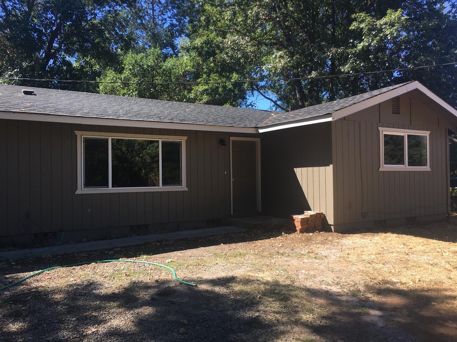 Perfect starter home, move-in ready, and waiting. 2 bedrooms, 1 bath room and a 1-car finished garage. Everything is done. New roof and exterior paint. New HVAC. New garage door and opener. New interior doors. Vinyl Double pane windows. New flooring through out. New interior paint. New countertops in the kitchen. New water heater. Just move-in!