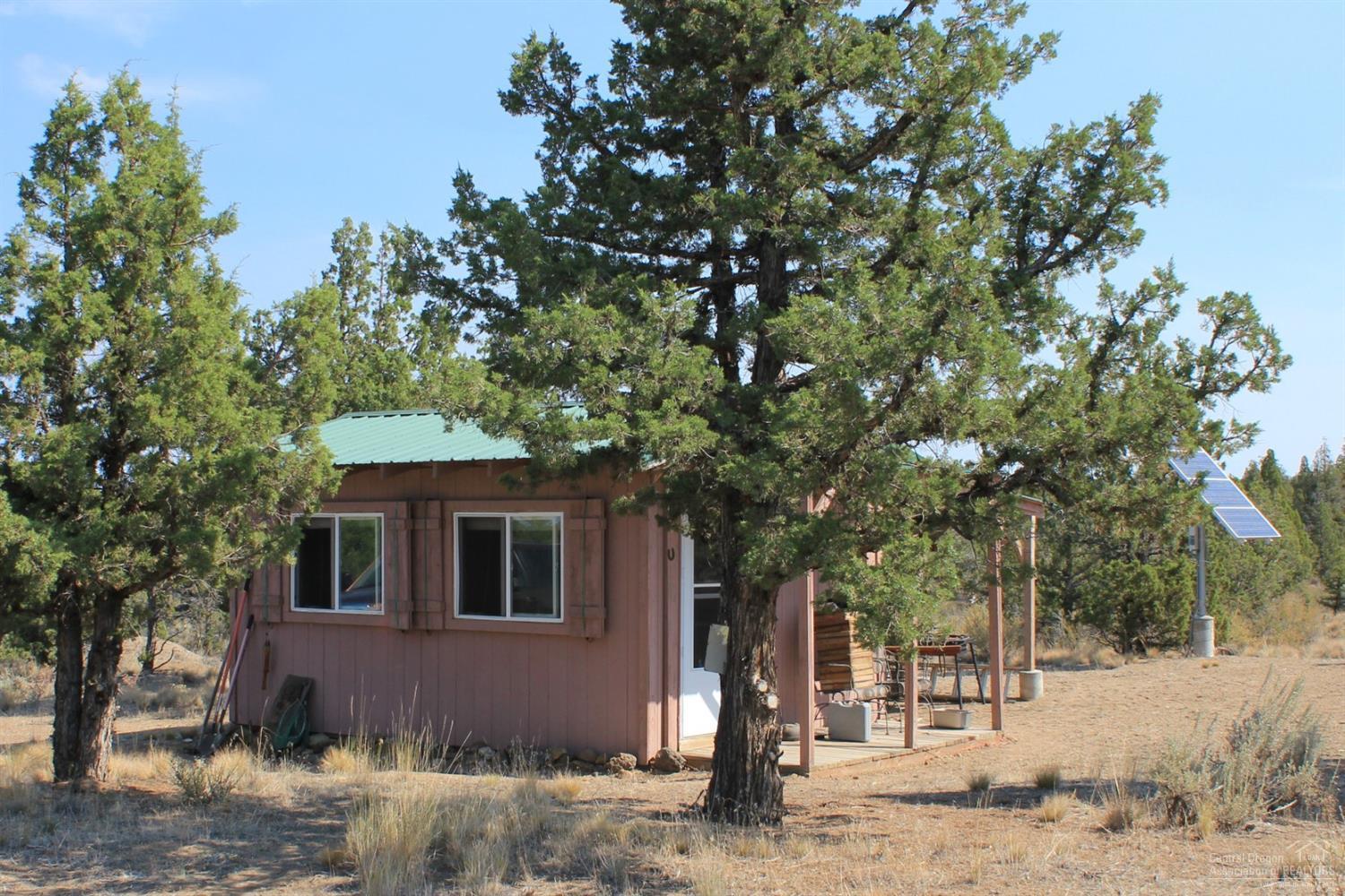 A perfect recreational 10 acre piece of land with a 12 x 16 storage building to get away for camping, boating, ATV, star gaze or just to relax, septic installed, off grid with solar power & cistern. East side abut BLM, surrounded by Cascade mountain views. Close to Prineville Reservoir and OHV. Must see to appreciated it! Owner will not carry contract.