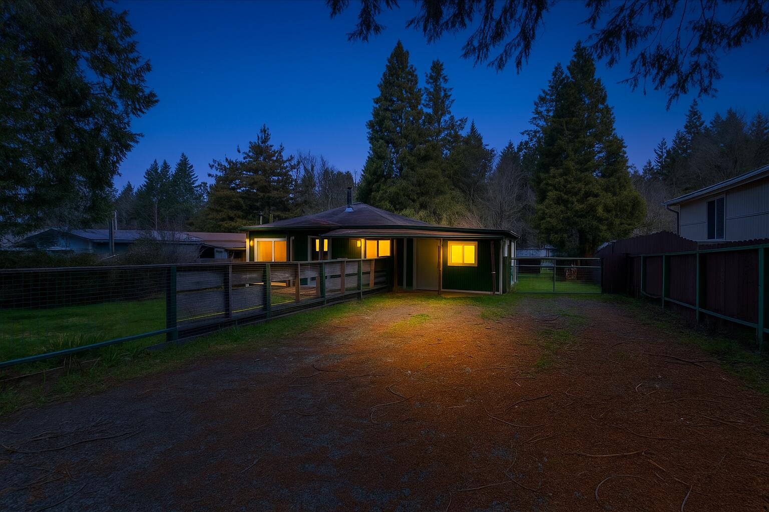 Owner carry! Have you been searching for a potential-packed home with a fenced yard and outdoor storage? Look no further! Ideally situated less than 1.5-miles from the center of Glendale, this 2BR/1BA, 1,152sqft home seamlessly combines a serene country vibe with the benefits of nearby conveniences. Step inside to envision the possibilities. The interior features a cozy living room with a wood burning stove and ceiling fan, an eat-in kitchen with an electric stove, two sizeable bedrooms, and a full bathroom with a shower/tub combo and storage vanity. Venture into the fenced-in backyard to discover a wood deck, water feature, storage shed, tons of greenspace, and a covered outdoor kitchenette with a refrigerator, concrete slab, and sink. Additional considerations include ample parking, interior laundry room/mudroom with storage, covered front porch, only 28-miles to Downtown Grants Pass, close to schools, Glendale Superstore, Glendale City Park, I-5, and restaurants, and more!