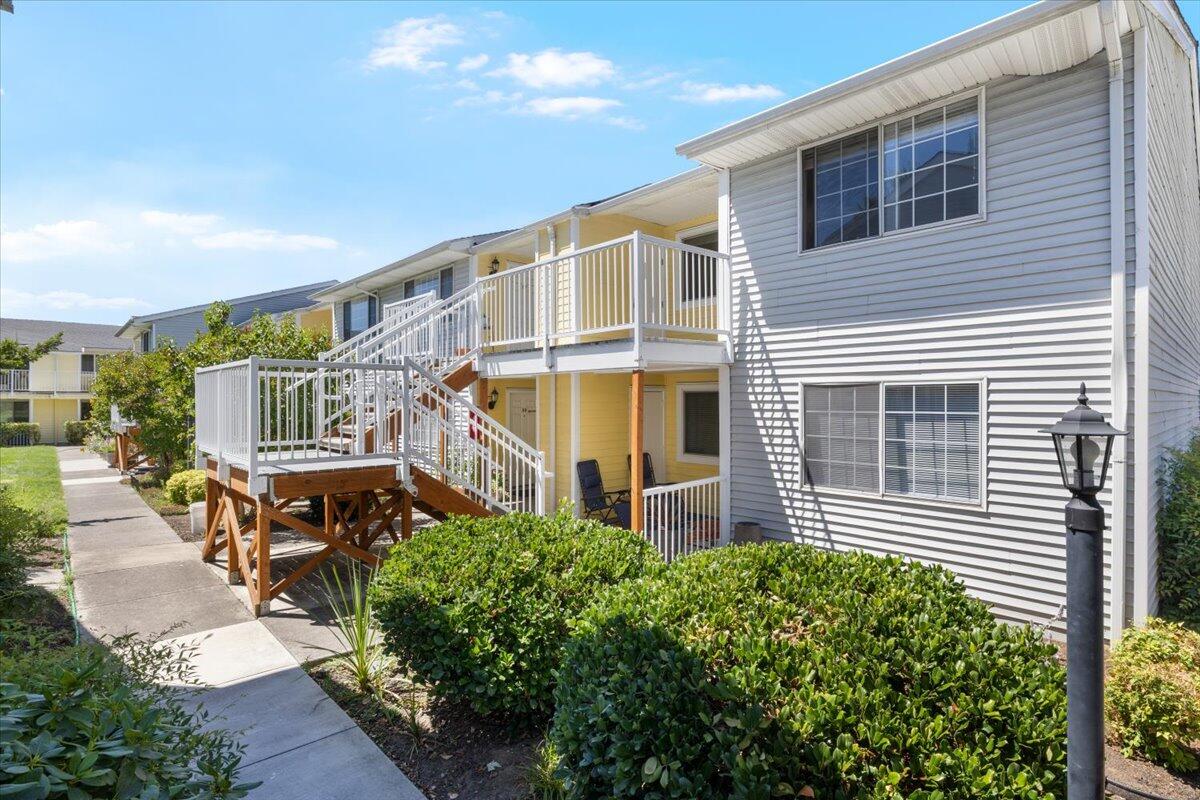 Charming 2-bedroom, 2-bath condo located in the beautiful Meadow Woods community. This light-filled upstairs unit offers enhanced privacy with only one shared wall and a peaceful setting. Inside, you'll find a well-designed layout ideal for both comfortable living and entertaining. Residents enjoy access to a range of amenities, including a clubhouse, pool, and fitness center—all just steps away. A perfect opportunity for those seeking a low-maintenance lifestyle in a beautifully maintained neighborhood.
