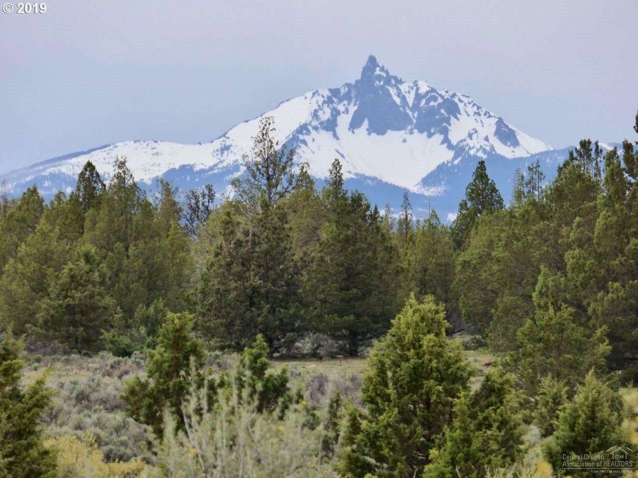 NEW PRICE!  Enjoy stunning, panoramic views of seven snow capped mountains from this beautiful 9.36 acre parcel. Conveniently located between Bend and Sisters, only minutes from town. The property adjoins National Forest offering many recreational opportunities and excellent horse country. All this plus paved roads, community water, and power to the property make for a wonderful spot to build your dream home in gorgeous Central Oregon!  Owner will carry short-term.