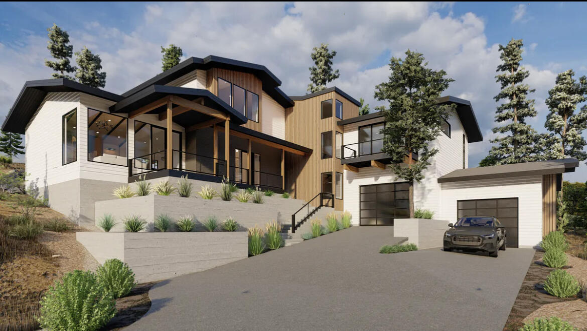 Nestled along the 18th fairway of River's Edge Golf Course, this gorgeous and uniquely custom home has everything required for the perfect Central Oregon retreat. In the final stags of completion, it has an incredible open concept floor plan. The large windows and multiple outdoor decks reveal stunning views of Pilot Butte, the Ochoco Mountains, and the valley below.  It backs to the 18th fairway of River's Edge golf course which is owned and operated by the homeowners and is a non profit corporation where all proceeds are reinvested in the course.  The interior features custom design materials with a modern comfortable feel. There's plenty of room to sprawl out with 4 bedrooms, 4 full baths, and a private office space. The oversized 2-car garage has plenty of room for skis, cars, and toys. Estimated completion 11/30/2022.