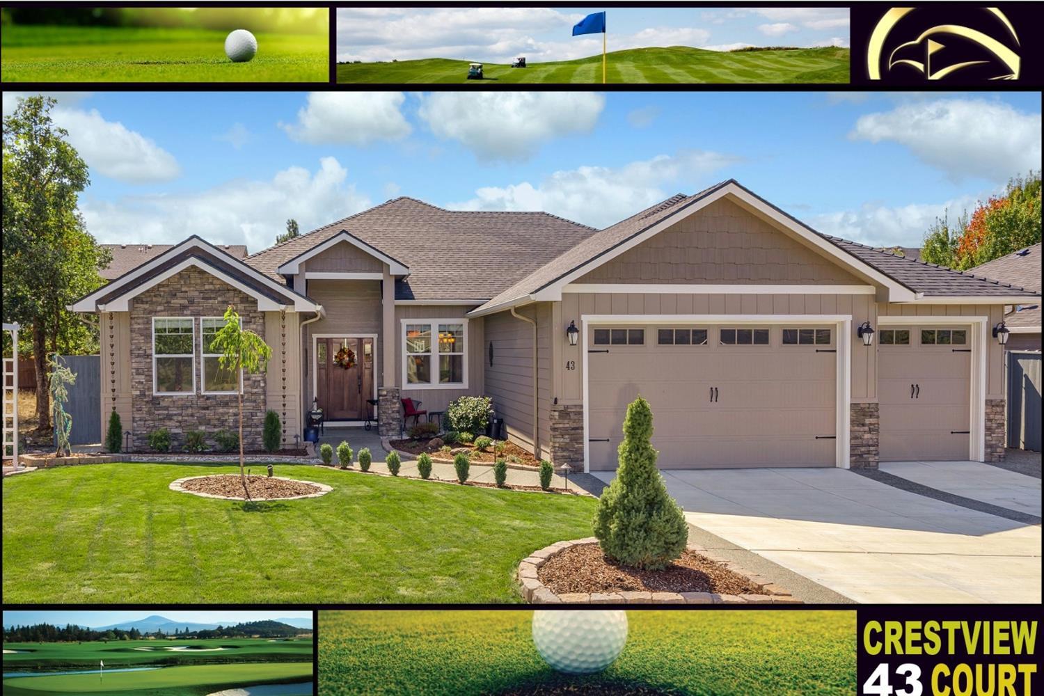 Better than new custom 4 bedroom, 2 1/2 bath Craftsman-style home - setup for convenient, easy care living. Ready-to-go with SMART technology throughout - voice & remote controlled lighting, outlets, thermostat, & climate sensitive sprinkle system. Exceptional 2,396' sq.ft., quality built, single level home w/finished 3 car garage. Fantastic location in a desirable neighborhood. Relax & enjoy outdoor living - extended front porch sitting area, expansive 36' covered back patio, private spa w/alumawood cover, gorgeous landscaping, & 8'X10' TUFF shed. Spacious & open great room w/10' coffer ceiling & gas fireplace, rich hardwood floors, breakfast nook & formal dining room, amazing gourmet kitchen w/large island, walk-in pantry, high end stainless appliances, cust. cabinets & slab granite counters. Private master suite w/patio access - features a coffered ceiling, walk-in closet, double head tile shower & jetted tub. This amazing home offers style & top-quality amenities throughout.