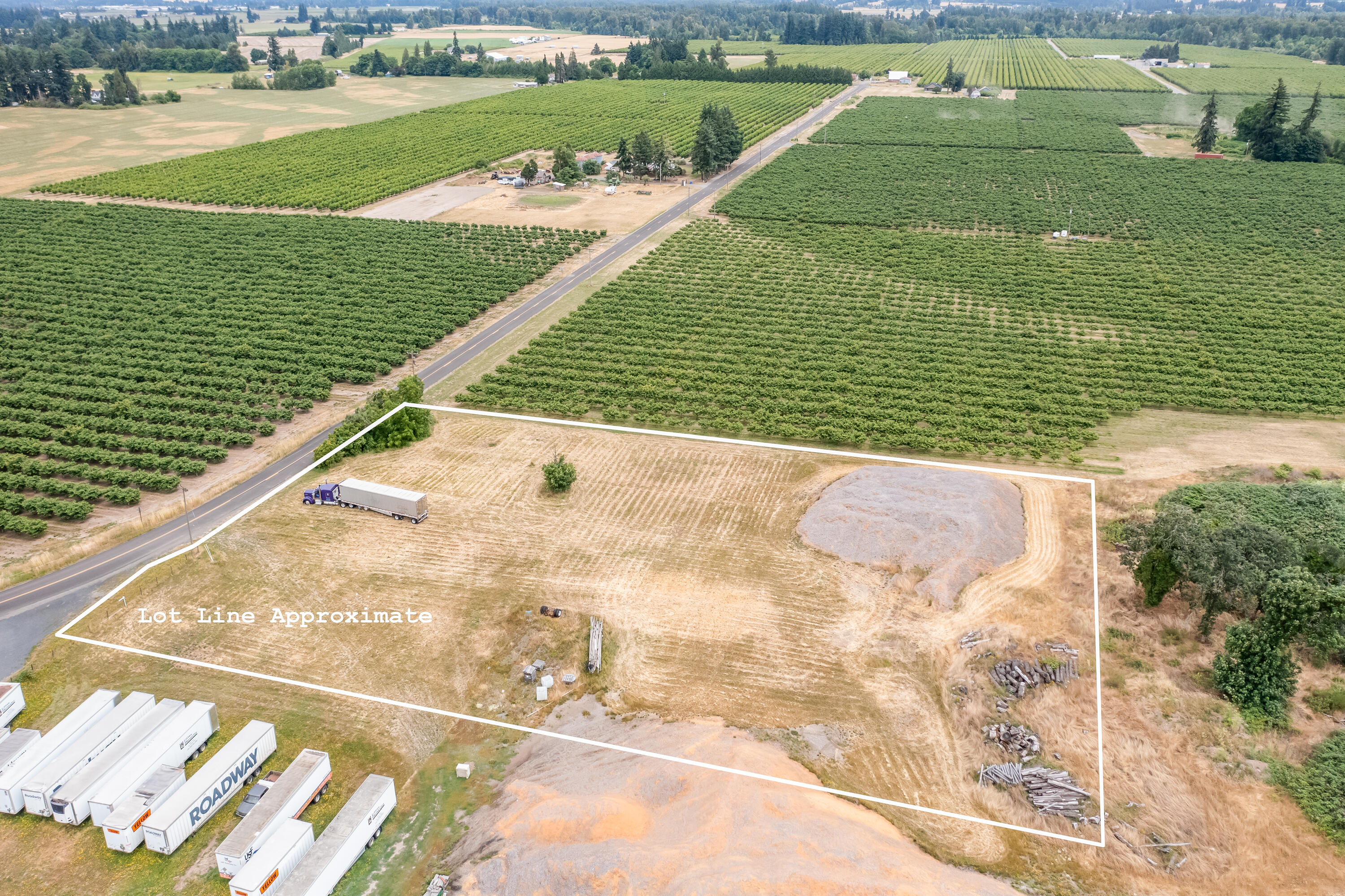 This 2.48-acre buildable lot that is located 3 miles West of Stayton on a quiet Rd, approximately 25 minutes to Salem OR. This level lot features 200 ft of road frontage for lot access, and a well. The majority of the lot is cleared, besides the occasional shrubbery on two sides of the lot. Scenery includes the neighboring hazelnut and blueberry farms and expansive valley territory. Make this lot your new dream home or shop! Buyer to do due diligence on buildability with Marion County.