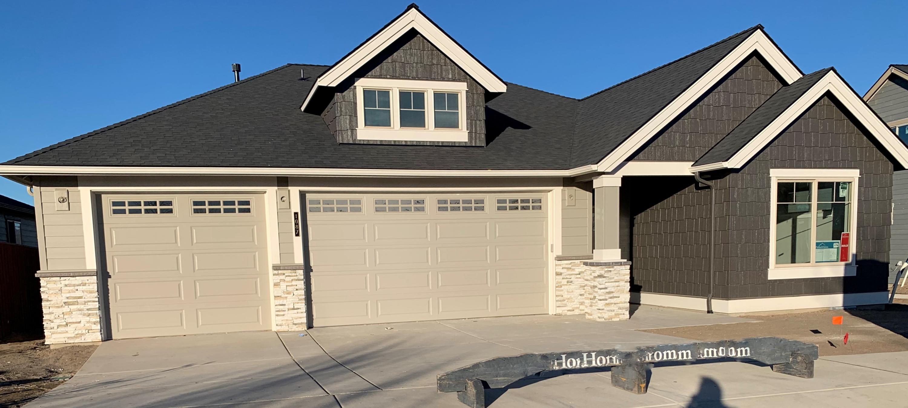 Ochoco Pointe's long-awaited Phase 3 built exclusively by award-winning Pahlisch Homes. This beautiful new, single-level Chase floorplan is a spacious 2,092 SqFt. Quality finishes include quartz countertops in the kitchen and baths with under-mount sinks, solid Alder cabinets, luxury vinyl plank flooring, a gas fireplace, & covered back patio. Features 3-bedrooms, 2-baths, vaulted and coffered ceilings, plus a spacious 3-car garage. You may personalize this home's interior design selection if you purchase this home before sheetrock installation. Upgrades are available but expire over time. Amazing amenities include parks, swimming pool, picnic pavilion, children's playground, ½ sports court, & community walking path to the protected wetland reserve providing direct access to over 620 acres with public walking trails. Photos of a similar unit; colors and specs vary. Call a Realtor for information on the building progress and the availability to personalize selections or add upgrades.
