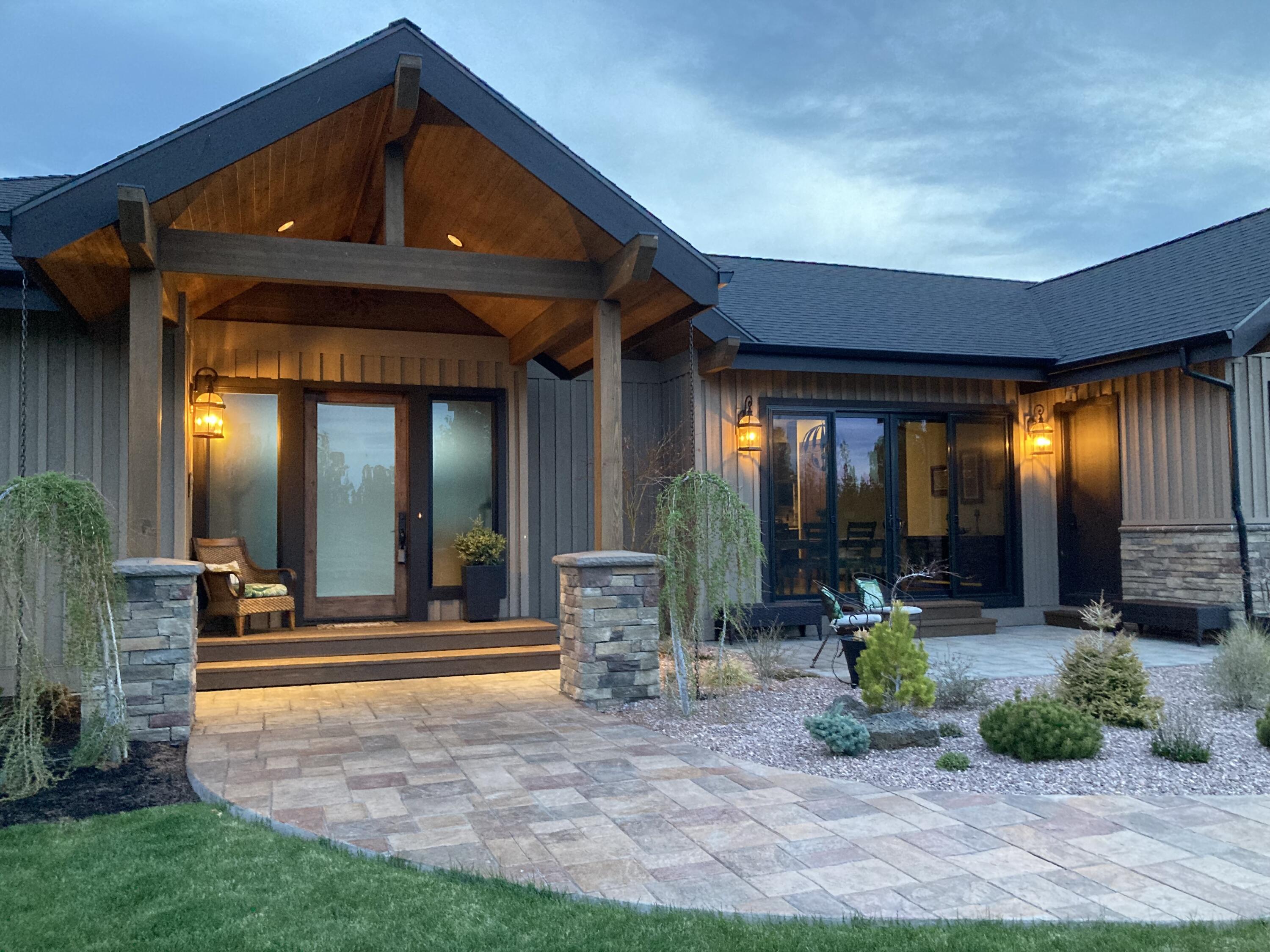 Exquisite custom-built home by DeMarco Design located in the ultra-private Pacific Heights subdivision, nestled between Riley Ranch Nature Reserve and Tumalo State Park. Enjoy the beauty of the outdoors from every window of this thoughtfully designed home on just under 10 private acres and just minutes to the many amenities of Bend. This single-level stunner offers significant privacy along with a low maintenance yard (owners able to travel frequently), built-in fire pit and heated deck. Enjoy cascade views from certain areas of the property. This home is perfect for both indoor and outdoor entertaining. Potential for ADU on property within the HOA and county guidelines. Refer to attached documents for full list of features. Easy to view. Call today to schedule a showing!