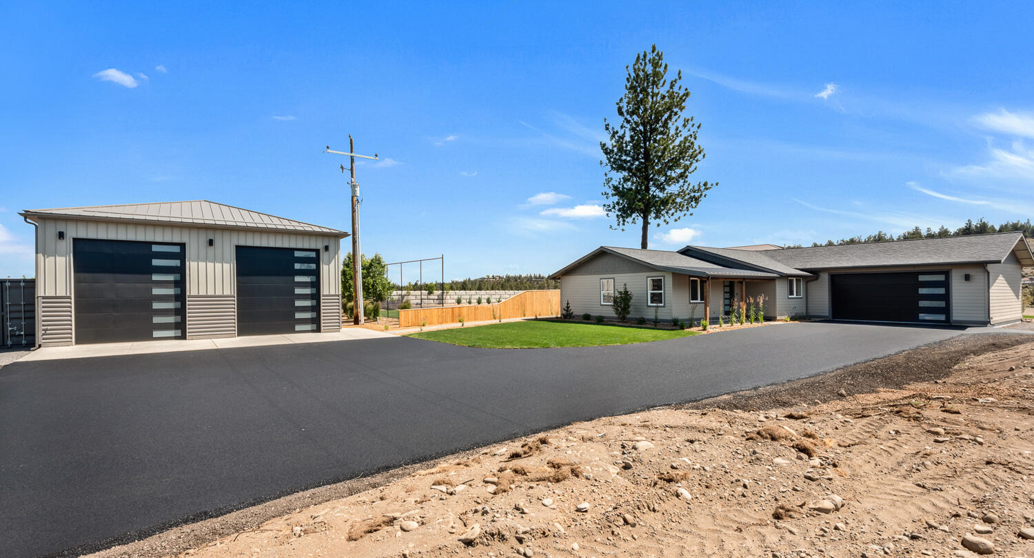 Deschutes Riverfront access in NW Bend near Tumalo State Park Property. Located on a 1/2 acre homesite, this FULLY REMODELED from top to bottom house is a single level ranch style home. As close to New Construction that you can get. 3 bedroom, 2 bath with a new beautiful primary suite with a large walk in closet. The open great room floor plan is light & bright and the brand new kitchen features new custom cabinets and hardware, solid surface counters, tile backsplash and stainless steel appliances. Also, a newly paved driveway leads to a new 24 x 25' attached garage with 16 x 8 tall door. If that's not enough, wait till you see the newly built stand alone heated 36 x 48 stick built shop. 1728 sq ft with 16 ft tall walls. Finished out with 2 - 12 x 14 tall garage doors, 2 - RV Dumps, 400 amps of power & fully insulated and sheetrocked. The shop has a full bathroom including shower.




Property between river and subject property is owned by State of Oregon Parks & Rec Departmen