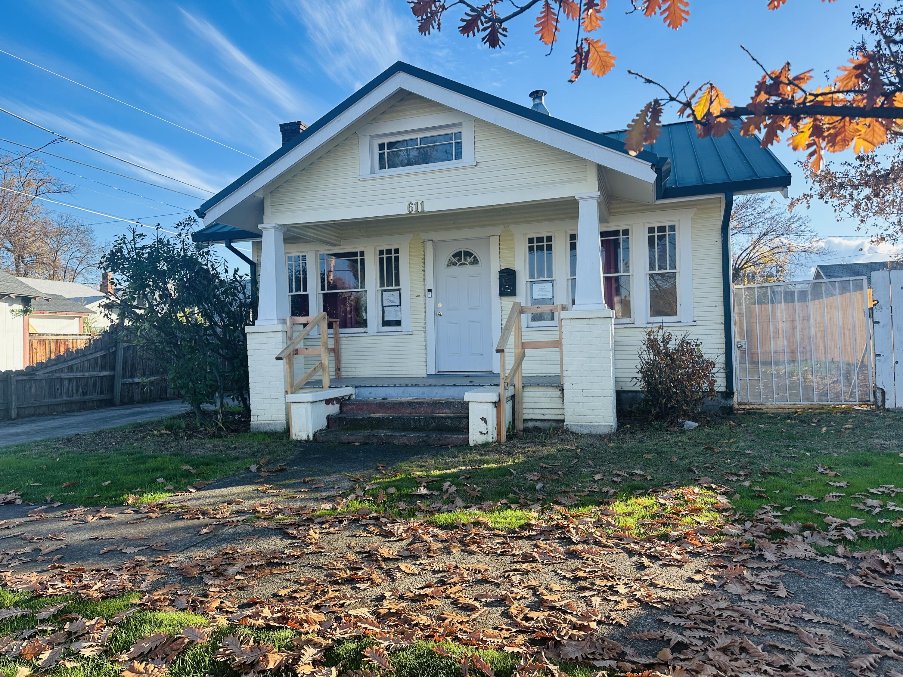 Great investor opportunity! Charming cottage-style bungalow in West Medford featuring 2 bedrooms and 1 bathroom. Enjoy the cozy living room with a fireplace, an adorable front porch, and a detached garage. With some vision and updates, this property has excellent potential!