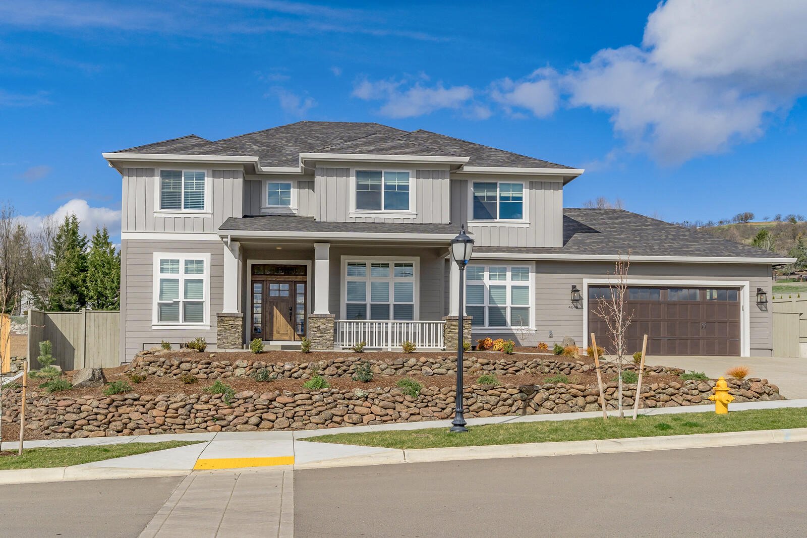 One-of-a-kind, amazing custom home in Summerfield Subdivision.  Built in 2020 by Mahar Homes, this home has it all.  Large, Island kitchen with white painted cabinets and Blue Star appliances.  Quartz counters, gorgeous hardwood floors and walk-in pantry.  Great room with stacked stone fireplace and built-in cabinetry.  Play room with built-ins.  An office with built-ins.  A music/living room.  An exercise room and a large mud room.  The main floor has 10ft. ceilings and beautiful, timeless interior selections.  All bedrooms are upstairs with an additional bonus room which could easily be a 5th bedroom.  Large primary suite with a luxurious bathroom and generous closet space.  There is another bedroom with its own bathroom which makes for a second suite.  Large, 3 car tandem garage.  Beautiful gunite pool with a built-in hot tub.  There is a half bath off of the back patio for pool use.  Outdoor kitchen area with a heating system.  Earth Advantage Platinum Certified.  50 year Roof.