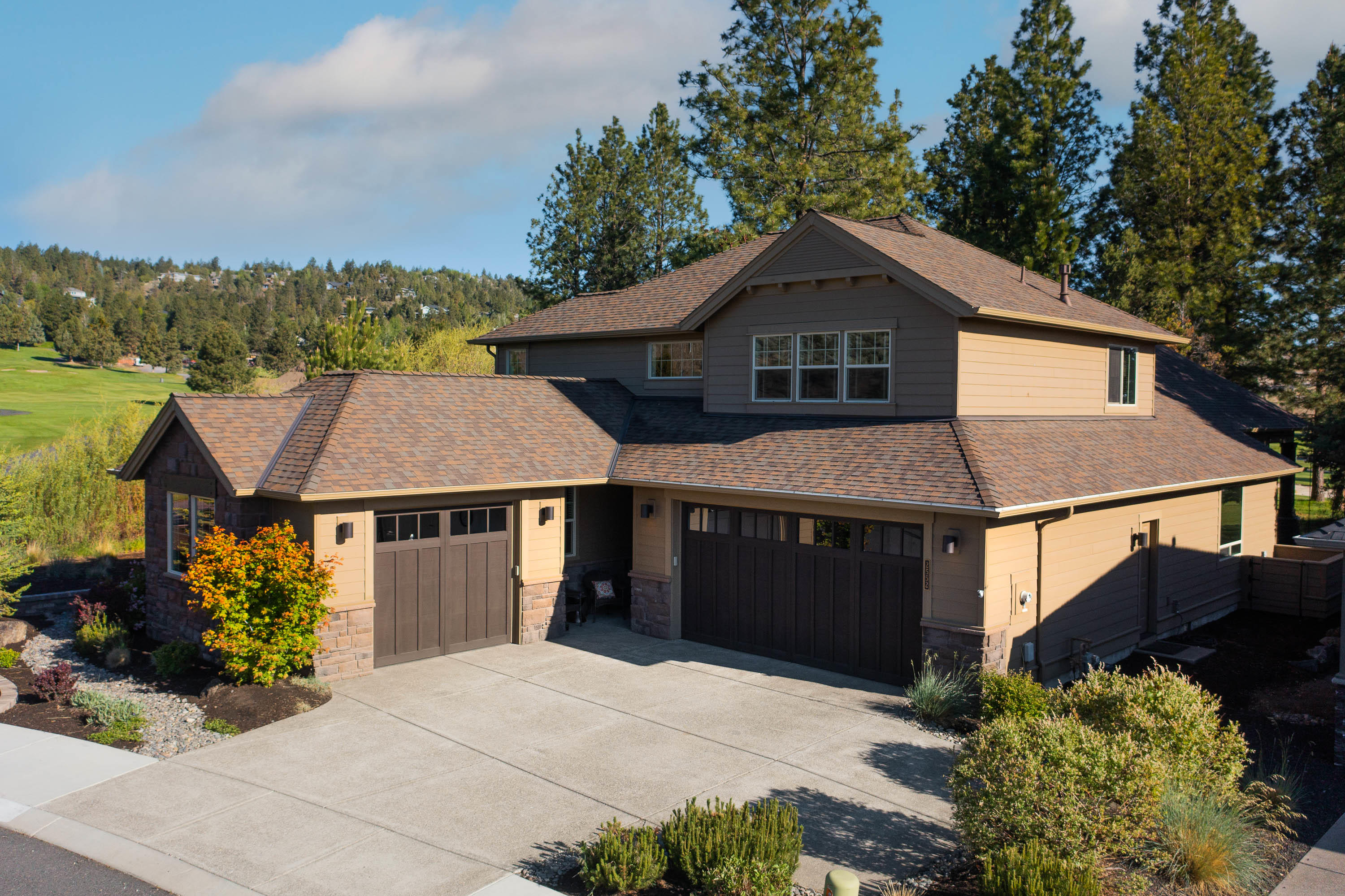 This light and bright Beautiful Pahlisch Home is Located on an oversized corner lot In Rivers Edge Village. The open floor plan is great for entertaining, the kitchen has quartz countertops, SS Jenn Air appliances, full tiled backsplash, and oversized walk-in pantry. Primary room is on the main floor and has an oversized bathroom complete with shower, soaking tub and walk in closet. This home has 3 bedrooms, an office and a large bonus room with wet bar upstairs along with a three car garage! Amazing, covered outdoor spaces to take in all four seasons.