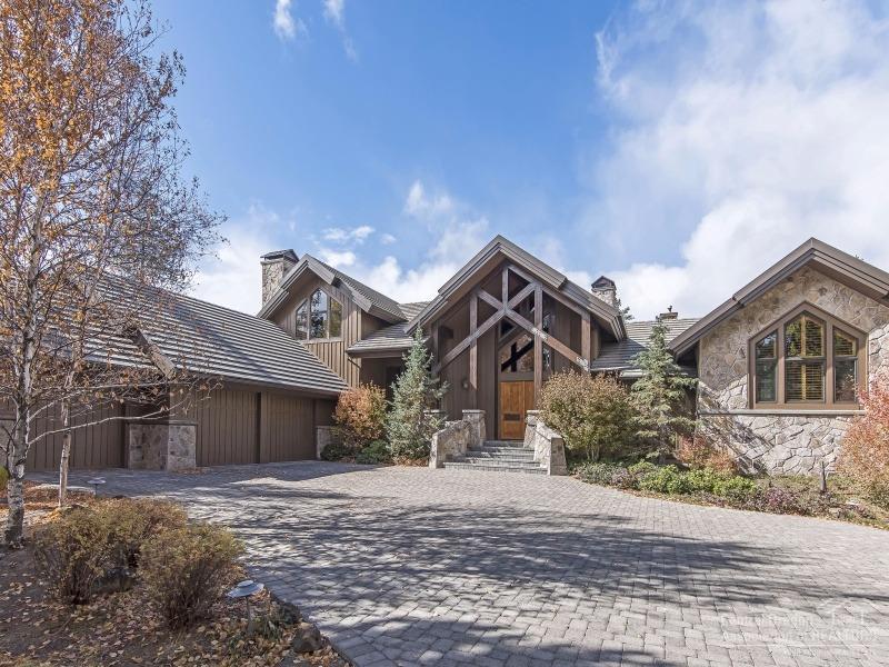 This custom home located in the celebrated Crosswater Golf Club is situated on a half private acre. Only 119 owners will call these amazing 600 acres home. NW lodge style home features open floor plan w/ stunning golf course views, magnificent beamed ceiling, freestanding staircase, 3 fireplaces, master on main, en suite guestrooms, over-sized pub style rec room and full office with fireplace. Enduring design & extraordinary craftsmanship. Attention to detail evident in all aspects. Furnished per inventory.