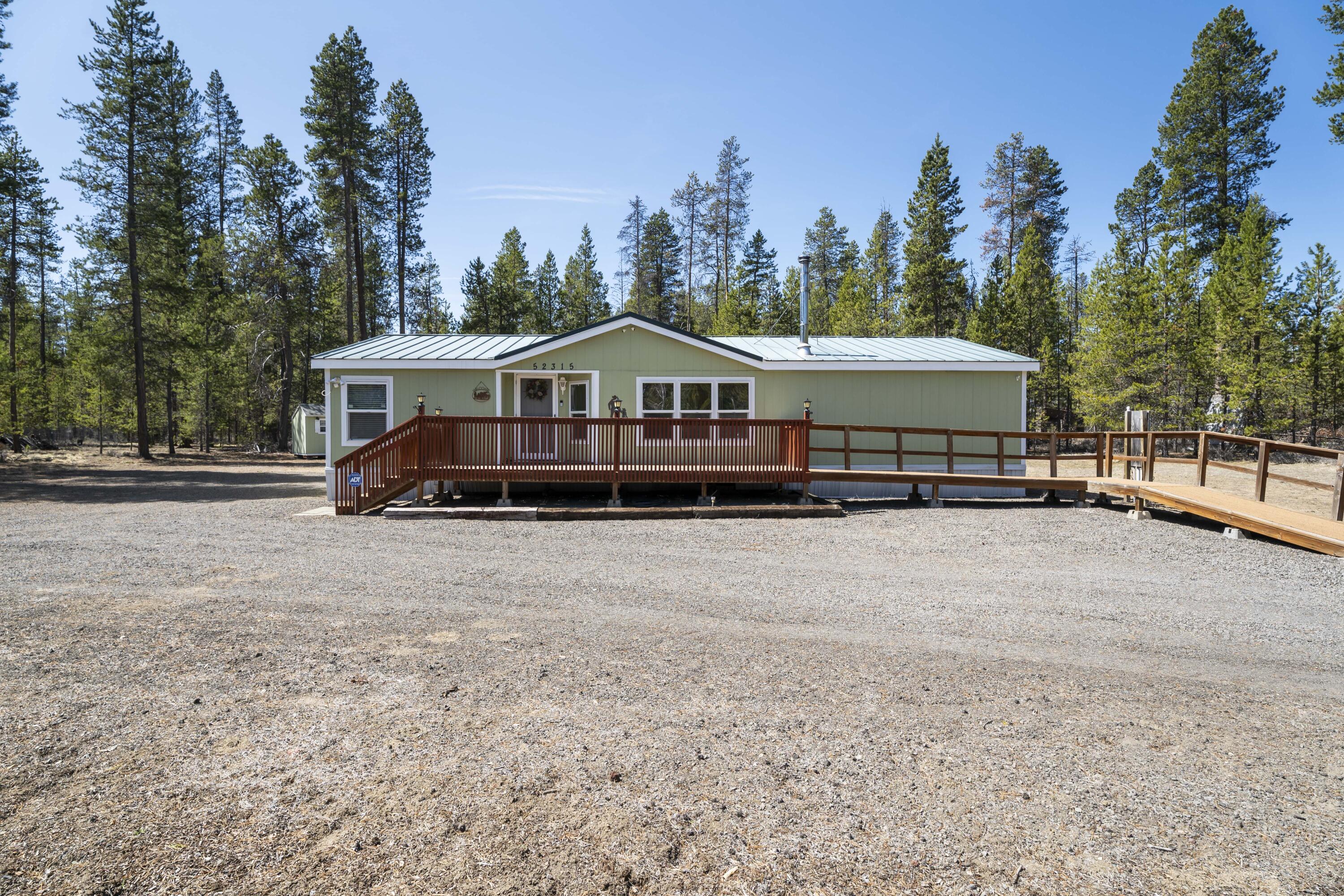 Charming 3 bedroom 2 bath home located off a well maintained asphalt road in La Pine Oregon. Home offers primary separation, large living room perfect for entertaining, and so much more. Home is nestled on a well maintained .63 acre lot. Newer well recently installed in 2023. Seller will contribute $2,000 towards buyers closing costs and pre-paids at close of escrow! Call your favorite realtor and come see today!