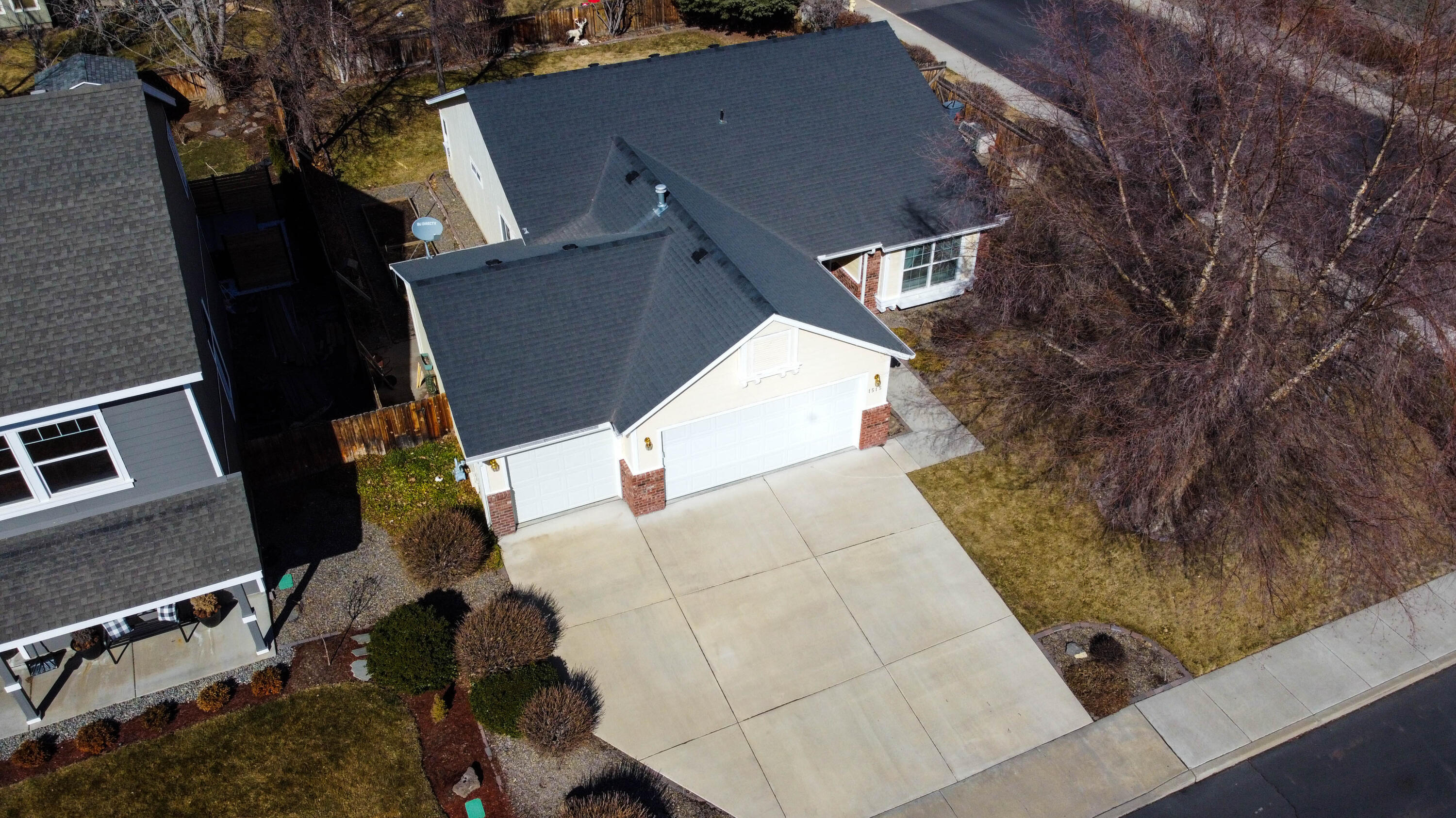Fantastic location! Must-see one owner home in desired Canyon Point Estates on a spacious .21-acre corner lot. Pride of ownership shows in this 1621 sqft. single-story home with a newer gas furnace, updated laminate floors, updated appliances and a SunSetter patio cover. The open floorplan highlights a large kitchen area with ample cabinets and counter space as well as a living room with a window seat and gas fireplace. Primary bedroom has a walk-in closet and ensuite bath. Have toys? This house has the space. Large front and backyard areas as well as side yards with plenty of space for RV parking. There's even an oversized triple-car garage with a man door to the backyard! The corner lot still provides privacy with established landscaping in the front and back with lawns and mature trees. Located in NW Redmond close to schools, shopping, Dry Canyon trails and access to Hwy 97 for a commuter. Rare find – take a look today!
