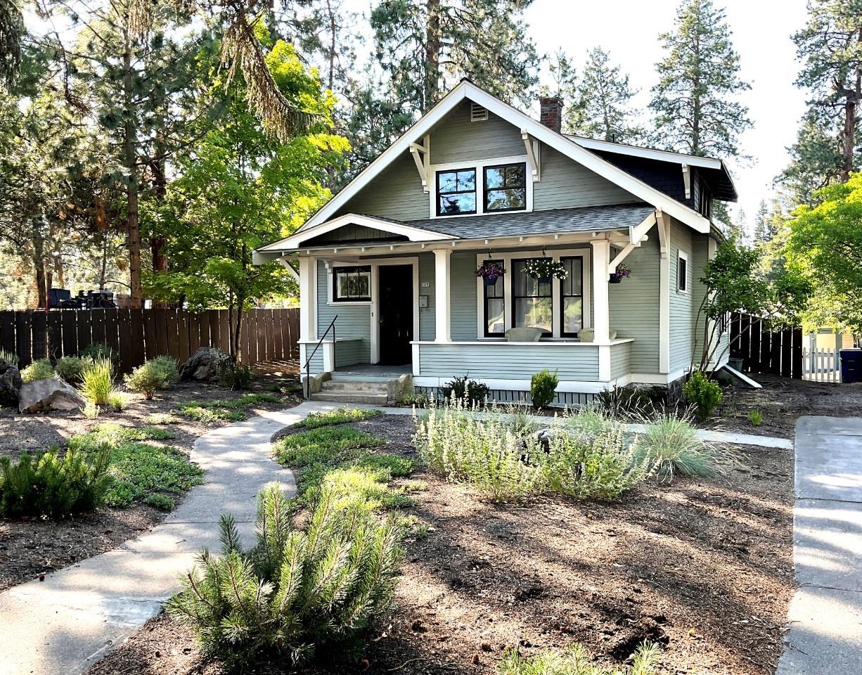 Located in the heart of the Old Bend district, this charming craftsman is a centrally located with easy access to many of town's favorite spots â'' Drake Park, Mirror Pond, the downtown district, Old Mill, Jackson's corner, and delightful pubs and coffee houses.

This vintage 1919 home features 3 bedrooms and 2 full baths and has been lovingly restored, keeping true to the period. Among the many upgrades are total kitchen and laundry room remodel, and the addition of a spacious upstairs bathroom. Custom cabinetry and tile work complement new tile flooring and refinished original fir floors. The nearly quarter acre lot provides ample room for a dream back yard, and still leaves plenty of room for additional structures (think investment potential). 

Practical upgrades include a new roof, furnace, and mini-split HVAC, all installed within the last 2-6 years.

Few Bend homes can match this vintage craftsman for location, condition, lot size, and pure charm. INCOME PRODUCING POTENTIAL. RM