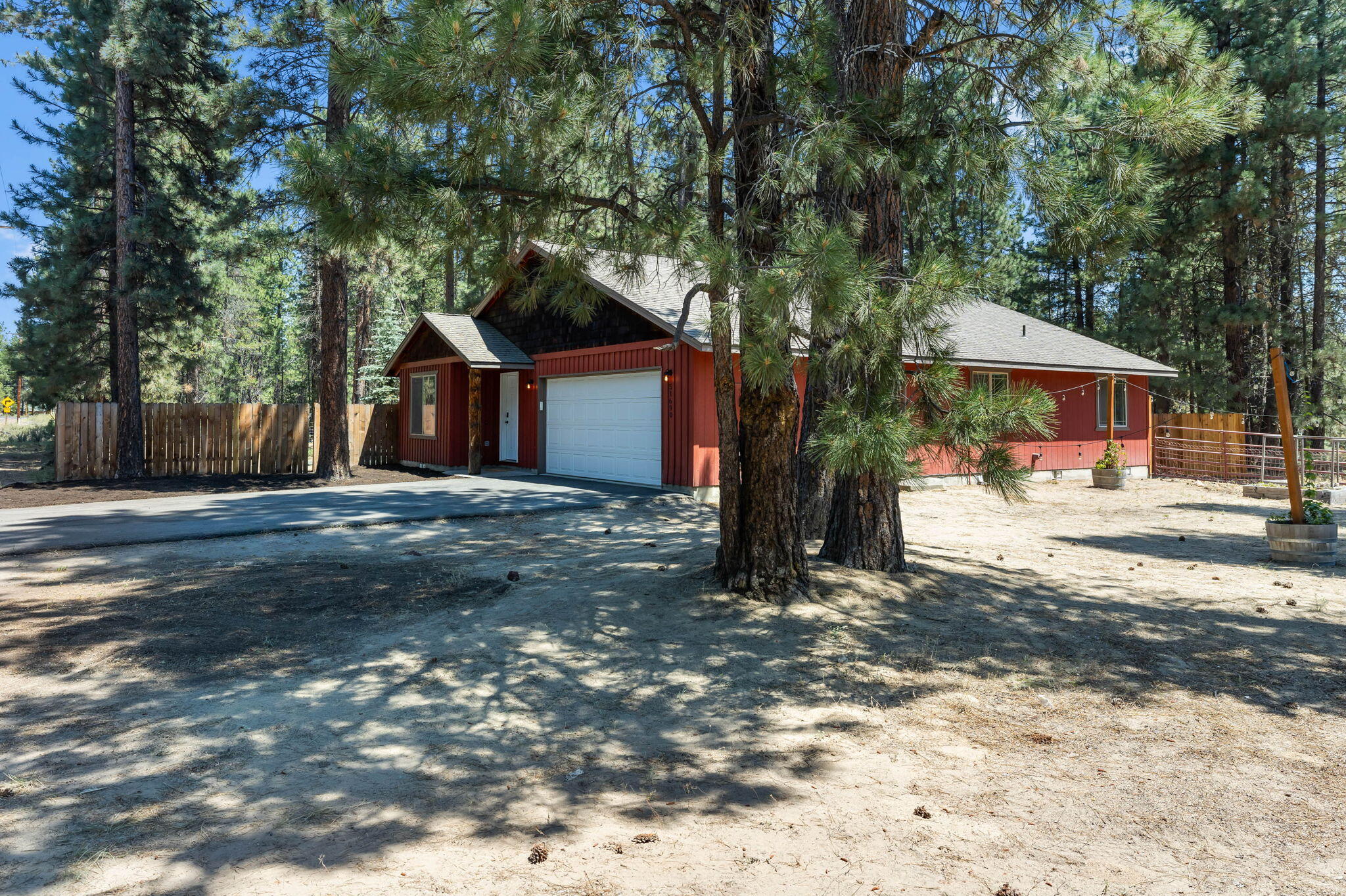 This charming 3-bedroom, 2-bathroom home provides an ideal mix of privacy and convenience, nestled just beyond town. The home includes an open floor plan with fresh finishes and great natural light. Relax in the peacefulness of its expansive half-acre lot, complete with a fenced yard and RV parking, yet stay within easy reach of all that La Pine has to offer. There is plenty of space for recreation and storage of all your Central Oregon gear!