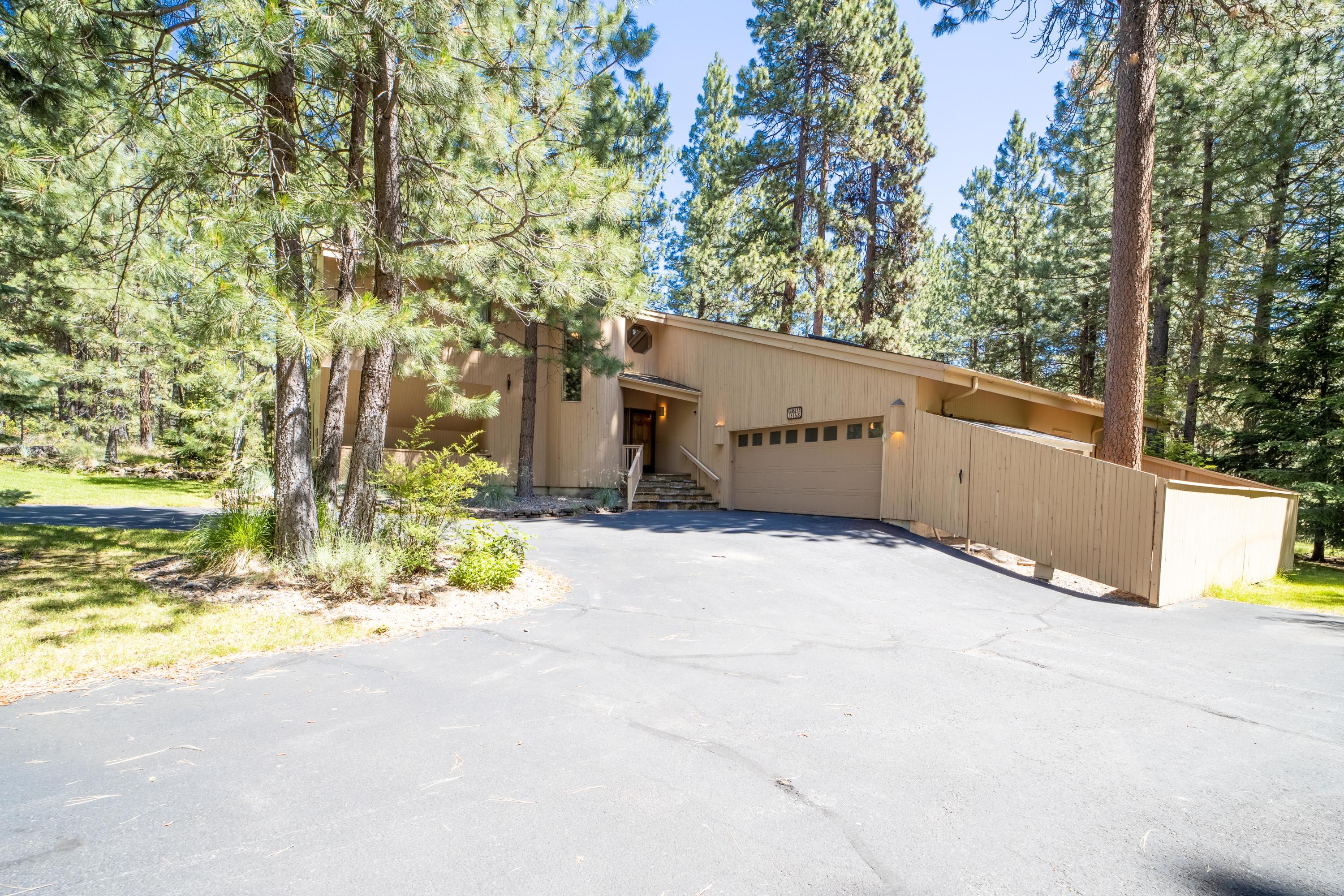 First time on the market! Classic Black Butte Ranch home, built by the sellers and never has been a rental. Features include, 4 bedrooms, with master on the main floor, 2.5 baths. Kitchen opens to the dining room and the living room enjoys a propane fueled fireplace. Outside enjoy a large deck with views of the 15th hole of Big Meadow golf course. Over-sized two-car attached garage, with shop. Priced well below current market values.
