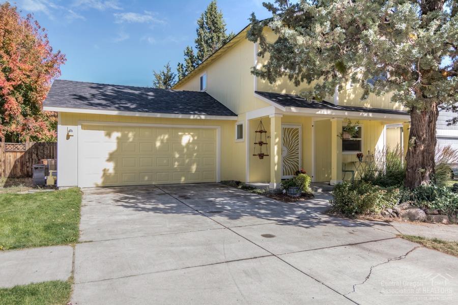 Charming NE Bend home with private backyard. Enjoy the great room with gas fireplace and warm wall colors. Kitchen and dining areas have wood floors. All bedrooms are upstairs with large master. 9 foot ceilings, forced air gas heat and AC. Fenced backyard with covered patio and additional patio and garden beds. Near the hospital and shopping.