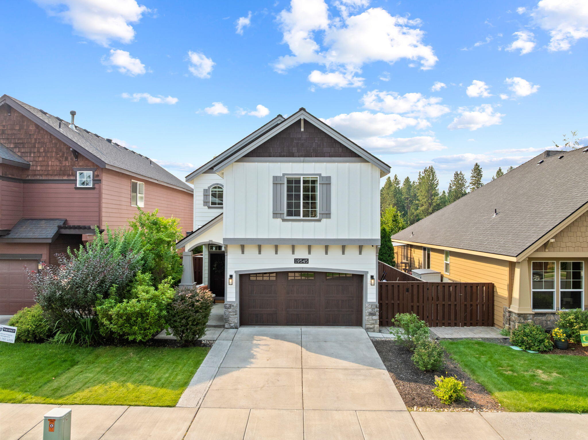 Welcome to this beautifully maintained 3-bedroom, 2.5-bathroom home in River Canyon Estates. Filled with natural light and thoughtfully designed, the main living area and primary suite feature large south-facing windows that invite abundant sunshine. The spacious second-floor loft offers flexible living space, perfect for a home office, media room, or play area. Step outside to a private backyard with an elevated fence, ideal for relaxing or entertaining. Nestled on a quiet, low-traffic street, this home is ideally situated close to parks, schools, and The Brookswood Plaza. Added bonus: a Tesla Universal Wall Connector (Level 2 EV charger) with dual plugs (NACS & J1772), compatible with all North American EVs.