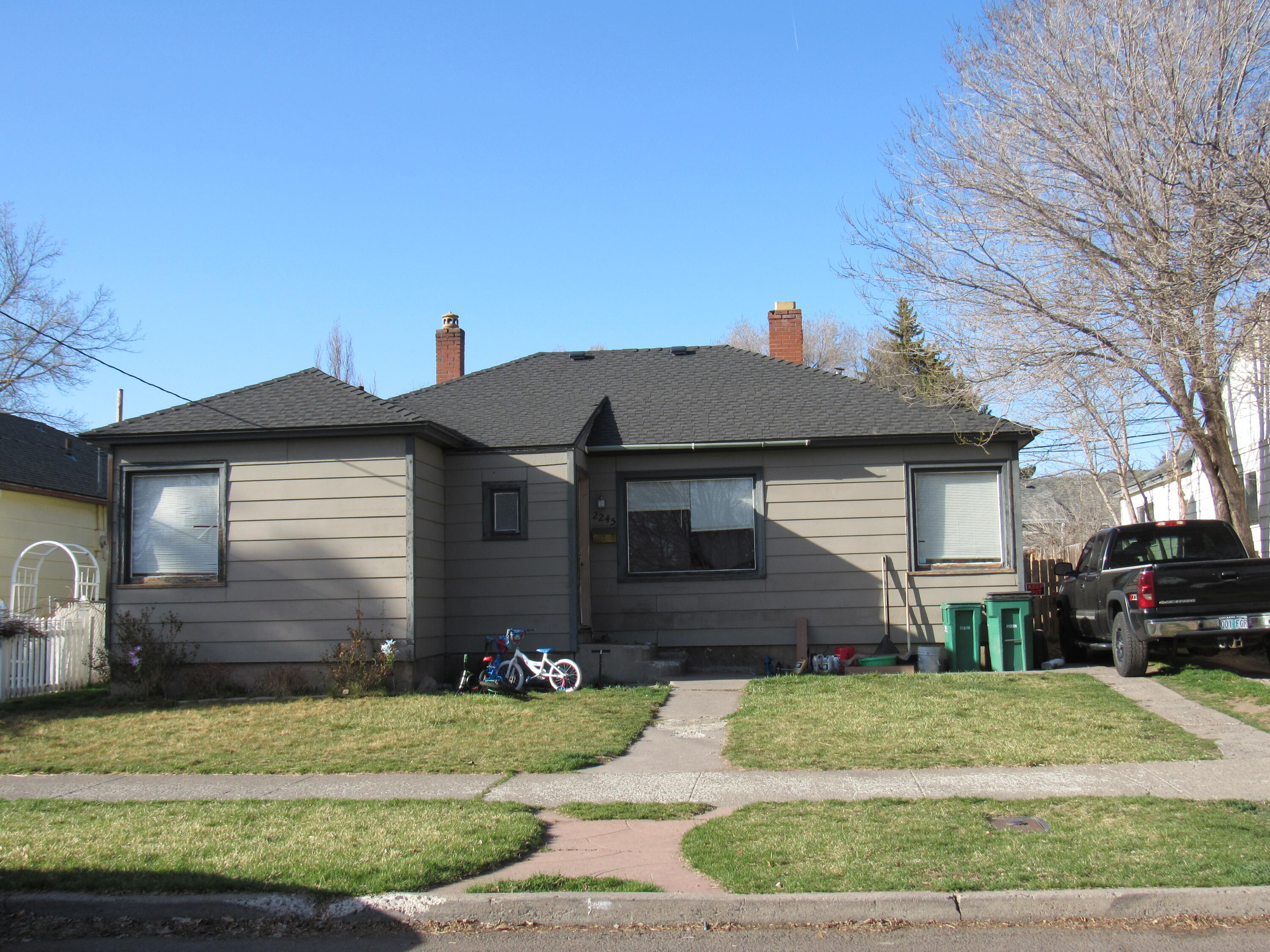 Nice 3 bedroom1 bath home has 1198 sq. ft. It has gas forced air heat. Roof on home and garage was replaced in 2019. It is currently rented for $1,020 and makes a great rental property.  Detached garage and fenced back yard.