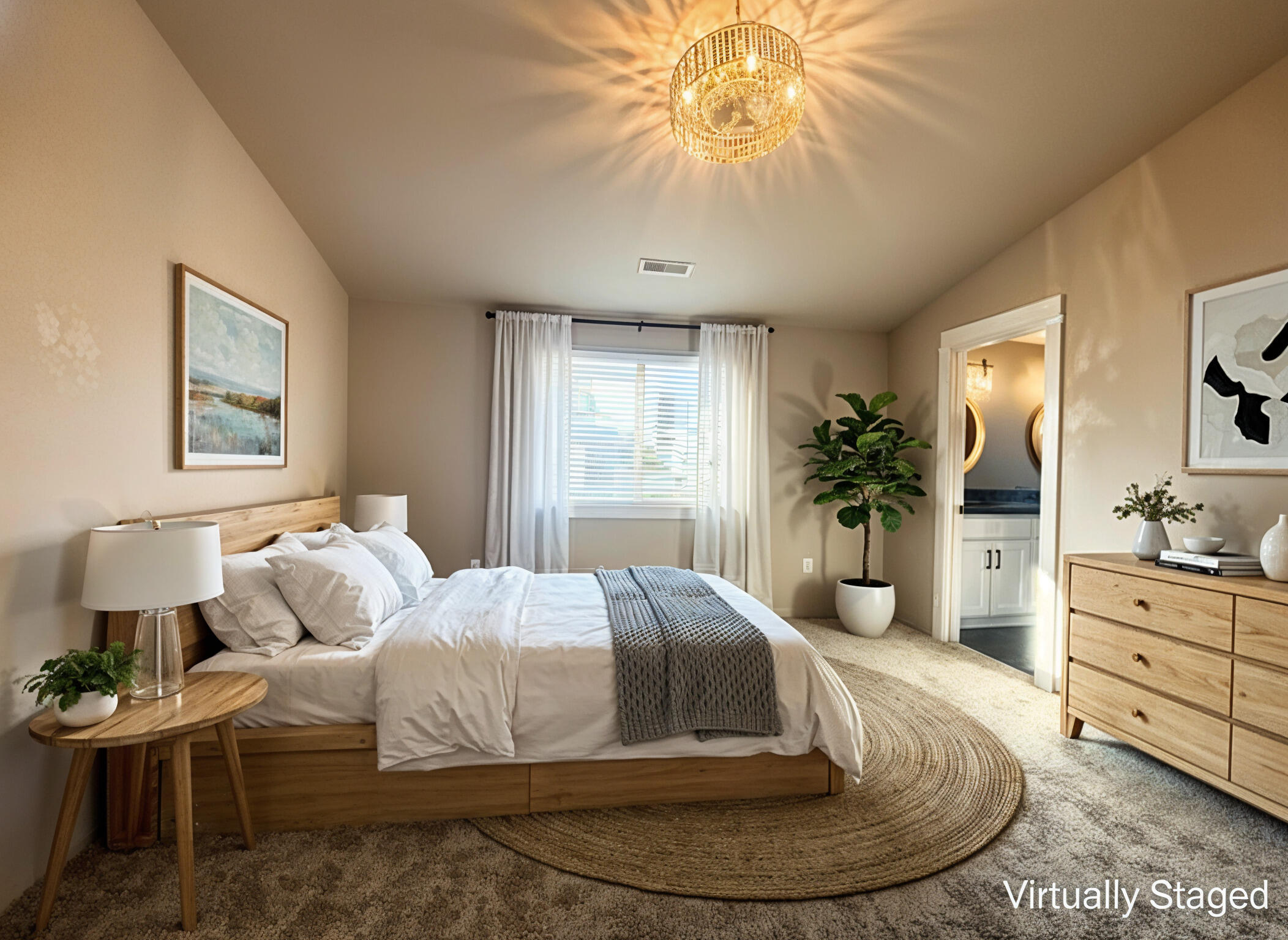 Welcome to this inviting 3-bed, 2-bath home where soaring vaulted ceilings connect the living, dining, and kitchen for effortless everyday living. The kitchen
features stainless-steel appliances, granite counters, and tile flooring, while warm wood floors carry through the living room and hallway. The circular hallway
floor plan creates smooth flow between rooms. Retreat to the spacious primary suite with a custom tile shower and leathered-granite counters. Outside, a
wonderfully landscaped, tiered backyard sets the scene for gatherings with an expansive patio, plenty of room to relax, play, and entertain. A rare blend of style, comfort, and outdoor living.