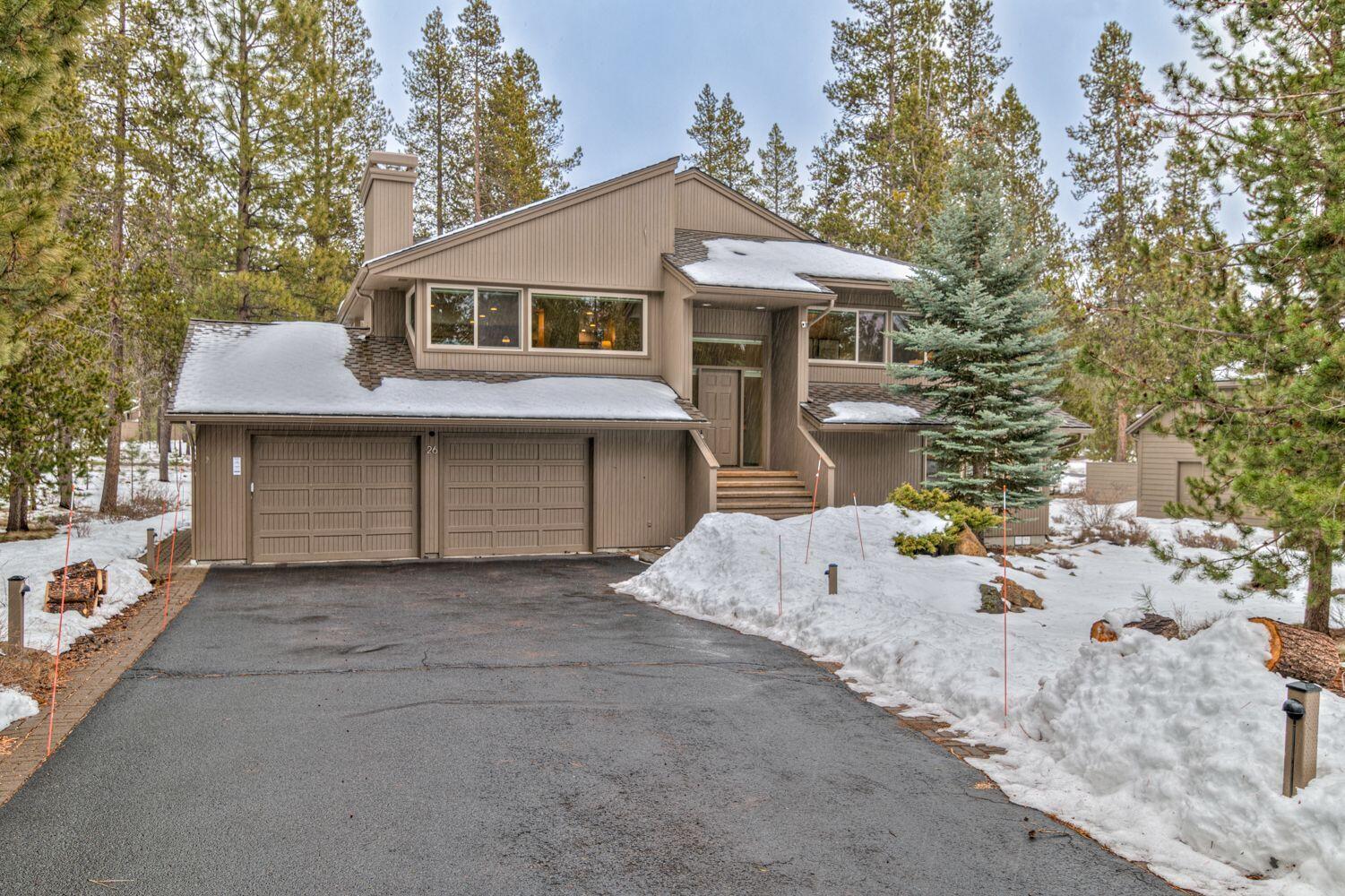 If you've been searching for an updated home offering a beautiful blend of comfort, Northwest style and amenities...here it is! A artisan-stone gas fireplace welcomes you with warmth during cold months. Vaulted ceilings, an open living area floor plan, and large rooms provide a sense of spaciousness, as natural light and pine forest views pour in through large windows. Bring family and friends together in the remodeled kitchen featuring granite countertops, custom cabinetry, wine bar, and a large island with seating. Large bedrooms offer space, comfort and privacy for everyone. And you'll find more than just beautiful interiors: a private hot tub area off the master wet room as well as upstairs and downstairs decks invite you outdoors to enjoy all the trails, amenities and natural beauty of Sunriver. Don't miss this truly unique opportunity!