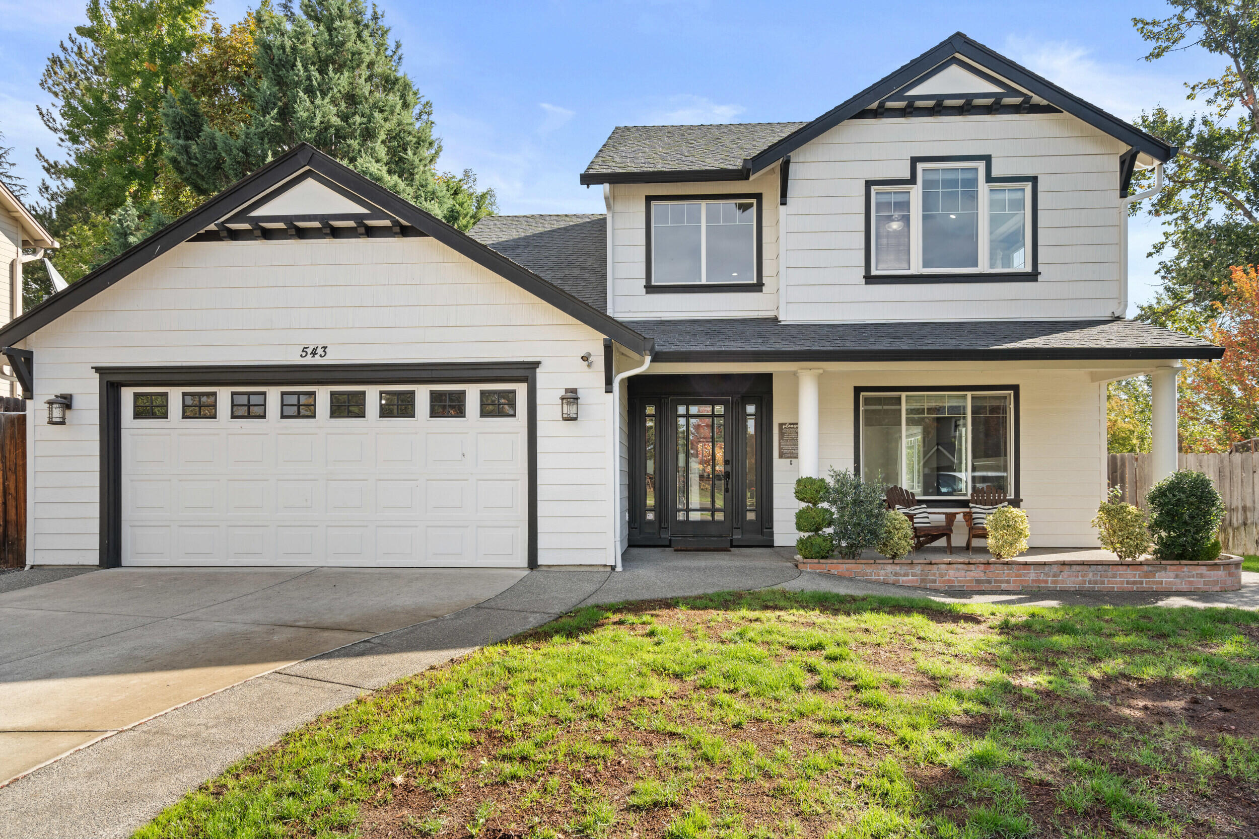 Tucked away at the end of a quiet cul-de-sac in East Medford, near Hoover Elementary, this 4 bed, 3 bath home offers comfort and convenience. Features include marble floors, gas fireplace, formal dining, and a bright kitchen with island, pantry and breakfast nook. Enjoy the large deck overlooking a serene year-round creek—perfect for relaxing or entertaining with low-maintenance landscaping. The upstairs primary suite includes vaulted ceilings, dual closets and a jetted tub and walk-in shower. One bedroom and one full bath located on the lower level. Finished 2-car garage, laundry room with sink and storage, and close to schools, shopping, dining, and Rogue Valley Medical Center. Great opportunity in a premier location. Reach out today to schedule your private tour.