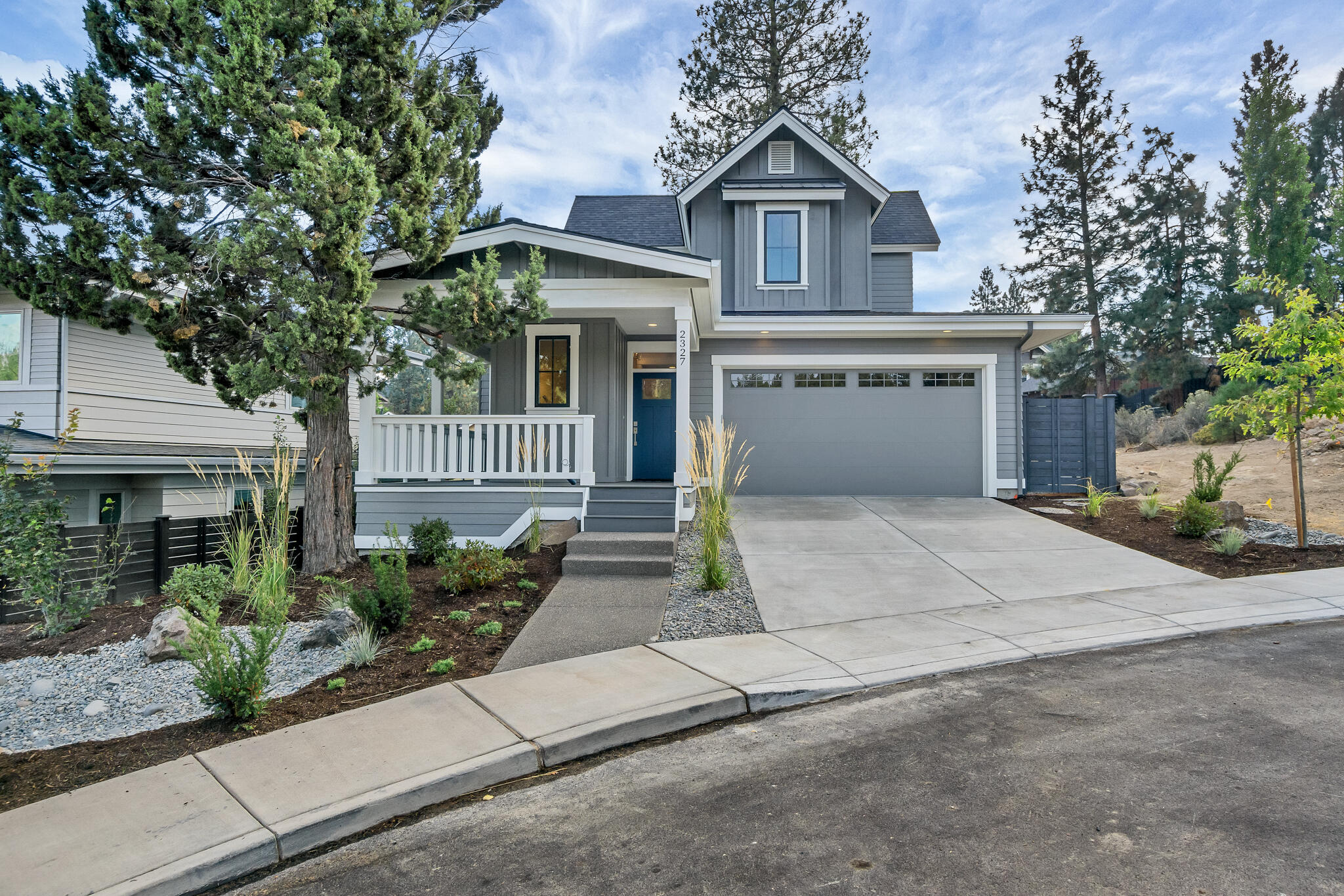 Located in the sought-after NorthWest Crossing neighborhood, this charming home offers a perfect blend
of style and functionality. The inviting open floor plan features a spacious great room with a gas
fireplace and stone surround, complemented by hardwood floors. The kitchen is thoughtfully designed
with solid surface countertops, a tile backsplash, custom cabinetry, and stainless steel appliances. A
private home office with its own entrance provides a quiet workspace. The main-level primary suite
boasts a spa-like bathroom with dual vanities, a tile shower, and a walk-in closet. Upstairs, two
additional bedrooms and a full bath offer privacy and space. The attached two-car garage provides
ample storage.With easy access to parks, schools, trails, and local amenities, this home offers both
comfort and convenience in one of Bend's most desirable communities.