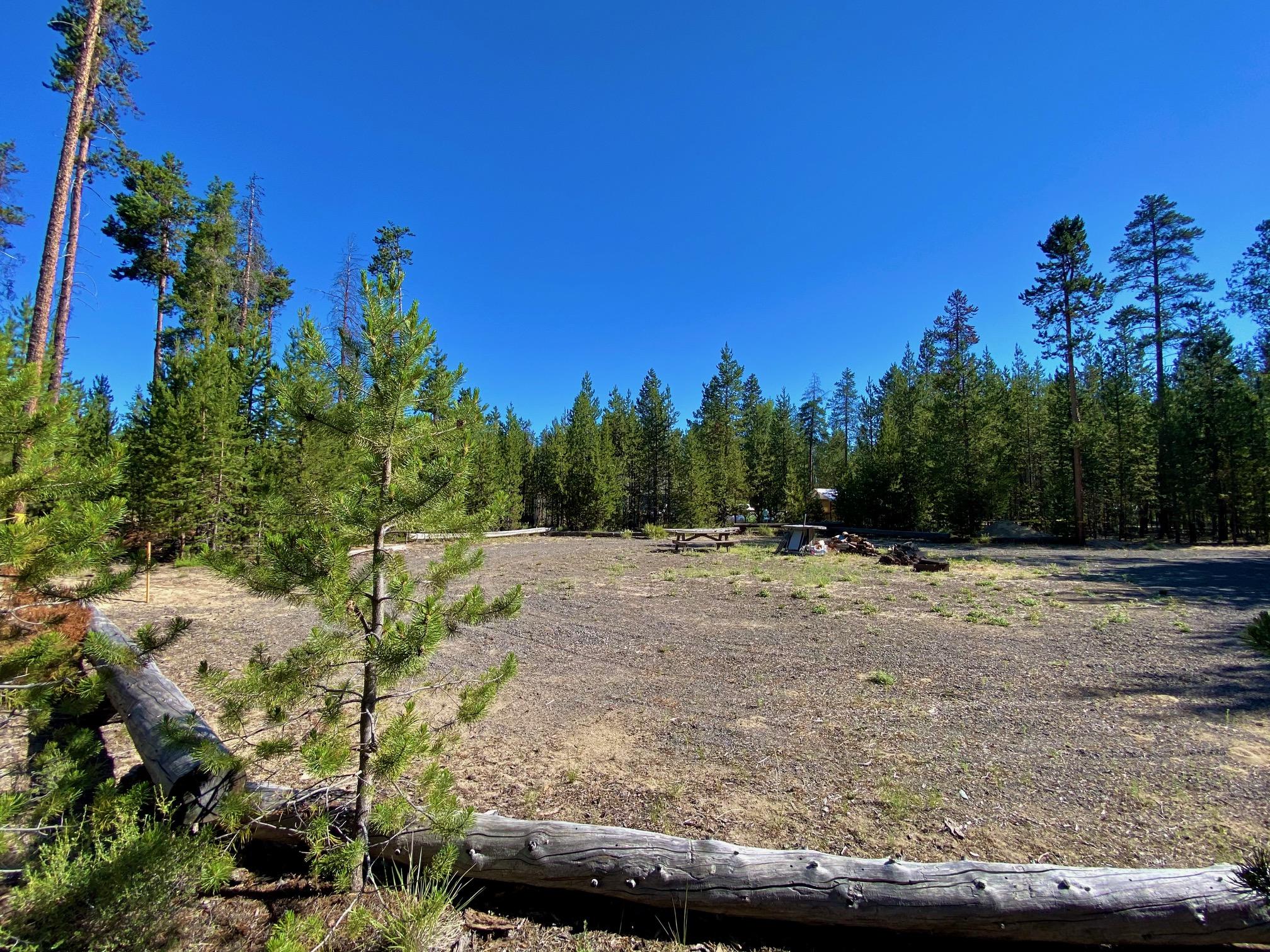 Looking for the perfect year round recreational base camp? Easily accessible off the grid living or the perfect spot for weekend getaways. Just 6 min off Hwy 97 & downtown La Pine. Lot is a little over an acre of treed privacy and is perfectly groomed & level for a getaway camp spot. Backs to BLM & is in the heart of Central Oregon recreation. Have your own spot minutes to the Little Deschutes, close to the mountains and all the other outdoor activities that Central Oregon has to offer.