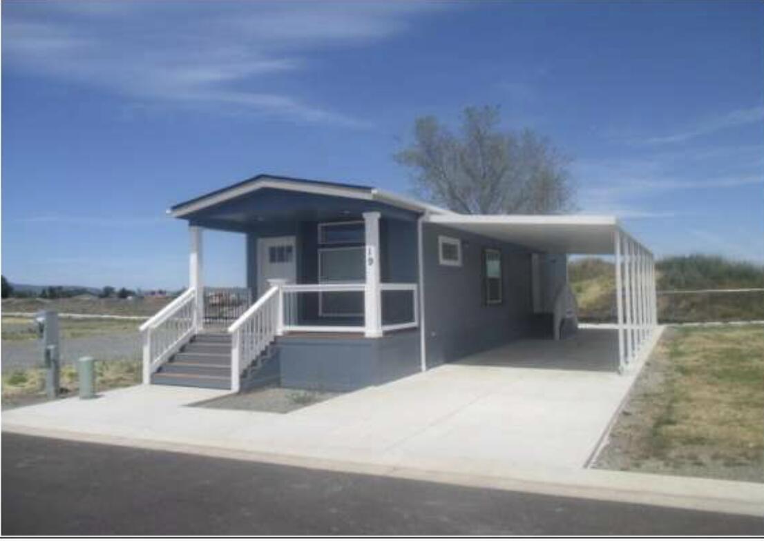 Brand new mobile home.