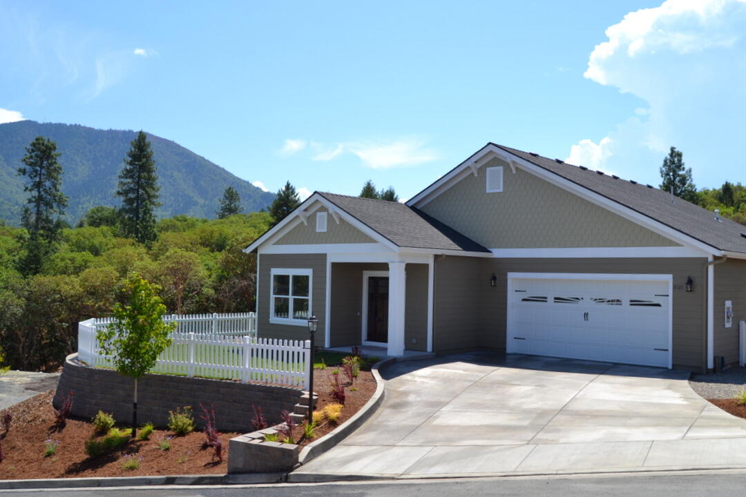 Just completed August 1! Another exceptional home by JCS Oregon, where engineer-builders take design and quality to the next level. Breathtaking city views from this quiet cul-de-sac in the final phase of Meadow Wood subdivision. This custom home features plank flooring, a split floor plan, a chef's kitchen, and an elegant primary suite with a spacious bath and expansive closet. Fully fenced and landscaped and move in ready.  Best of all the builder has arranged for low interest financing. Purchase this amazing new home in the final phase of Meadow Wood subdivision. This home is brand New to the market and absolutely worth your tour.