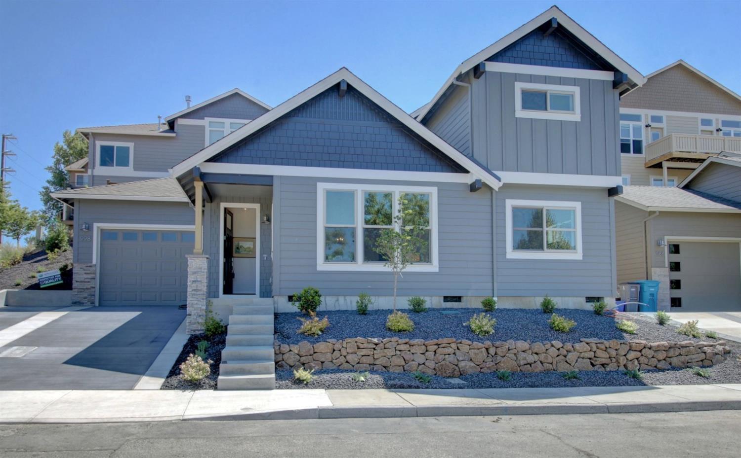 Beautiful New Ashland Earth Advantage Platinum Certified Home with Lovely Valley Views. This highly efficient, low impact home offers lovely styling, high quality amenities with main level master suite, expansive vaulted living room, quality plank flooring, quartz kitchen with Energy Star stainless appliances, extensive natural light and comfortable patio, all nicely situated on a quiet corner lot with great Ashland views. Meadowbrook Park at North Mountain is Ashland's All-Ages Destination Neighborhood, offering a wonderful blend of low association fees and single family residences, town homes, condominiums and mixed-use commercial opportunities. Come see what makes this one of Ashland's most popular neighborhoods!