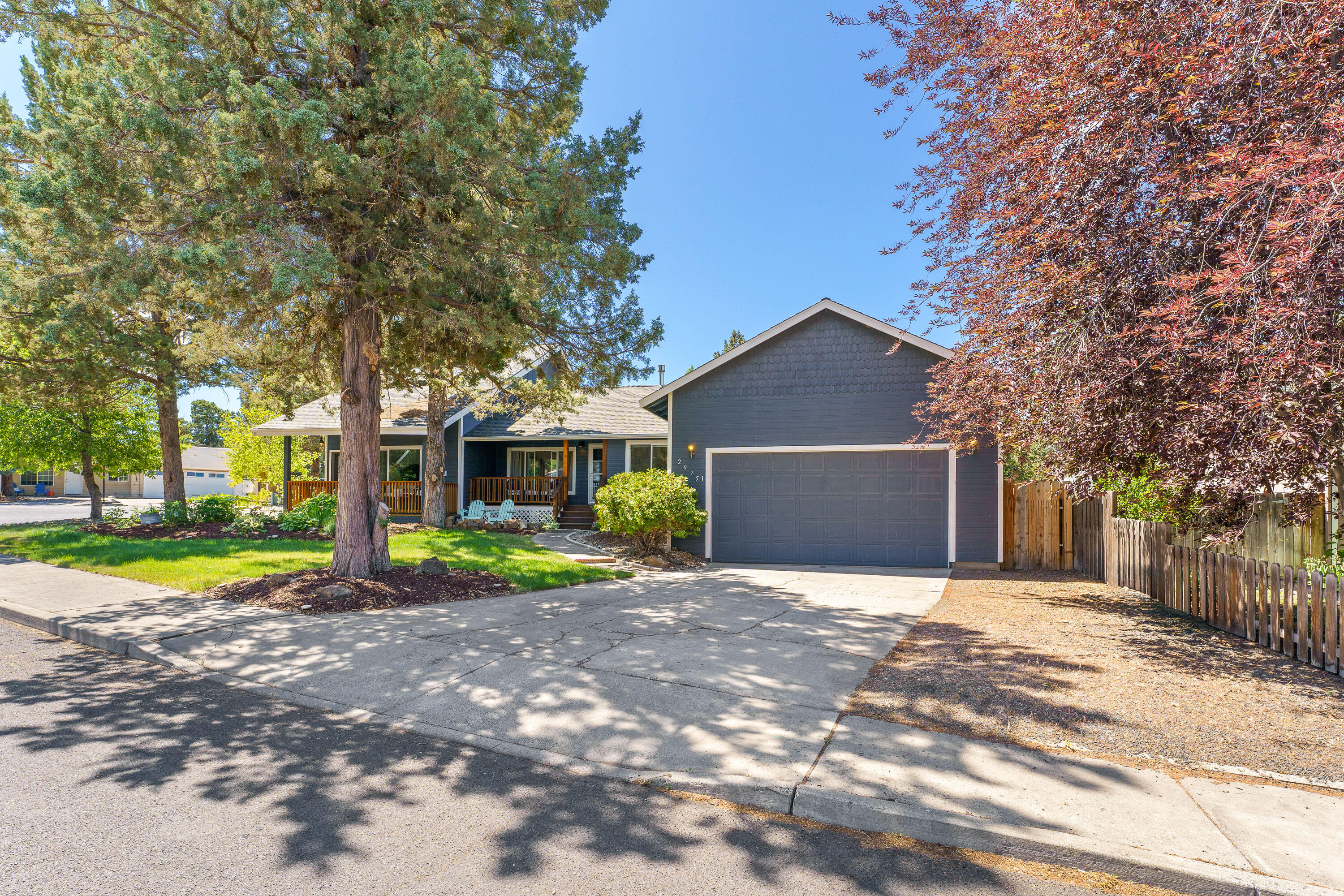 *Back on market at no fault to seller, offering $13,000 credit.* Tucked at the end of a cul-de-sac, this property offers an updated single-level home & a well-appointed ADU—perfect for rental income, multi-gen living, or a combination of both. The main residence features 3 bedrooms, 2 baths, hardwood floors, vaulted ceilings, large windows, gas fireplace & a newly remodeled (2023) open concept kitchen with quartz counters, center island & new cabinetry. The attached 1bd/1.5ba ADU lives like its own home with a lofted bedroom, walk-in closet, powder room downstairs for guests, walk-in pantry, laundry room with utility sink, private deck, mini split A/C & heat, and a skylight bringing in beautiful natural light. Each home has private entries. The fully fenced backyard has been transformed into a lush garden retreat with space to entertain, or cultivate. Whether you're looking for a flexible investment opportunity or a peaceful dual-living setup, this versatile property will impress!