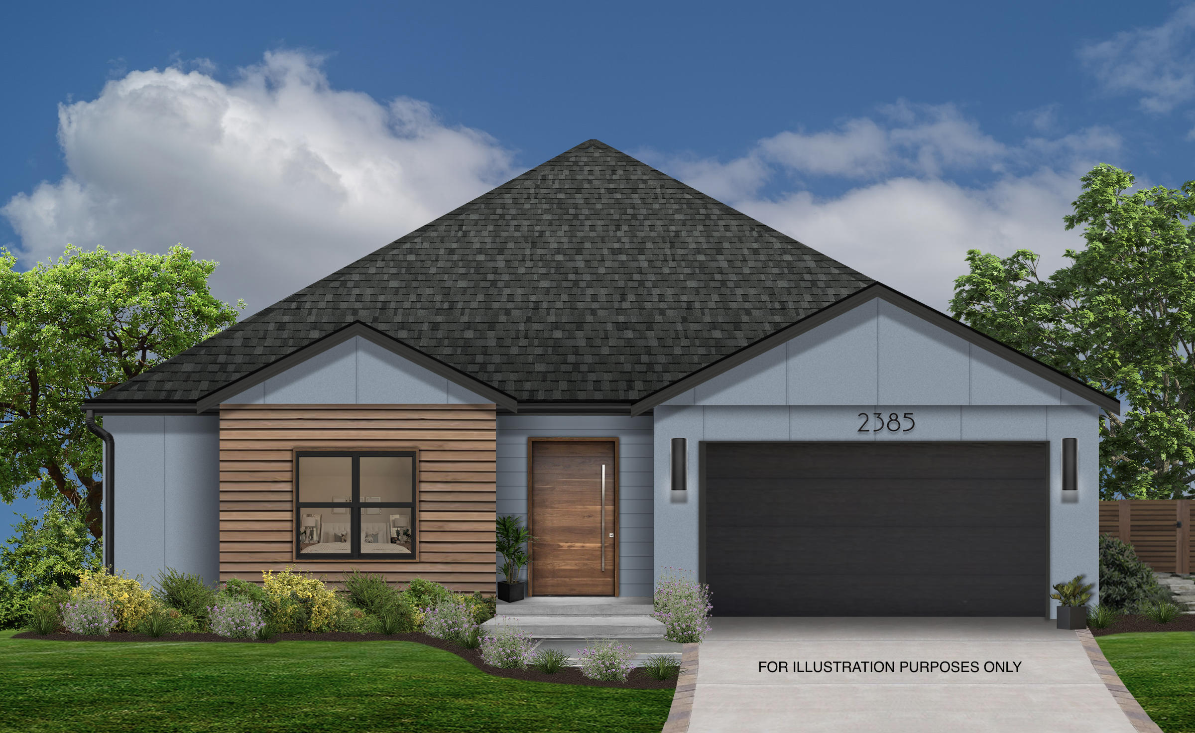 **Rendering is for house style and colors only. It does not represent how the landscaping will look. Estimated Completion December 2021. 

This 3 bed 2.5 bath home has a 2 car garage,  quality craftsmanship and attention to details with modern finishes throughout.  
HOA Dues are $78/Qtr.

Photos shown on this listing are of the same floor-plan recently built and are for illustration purposes only. 
 
Property taxes will change once assessed and house is complete.
Amenities and specs are subject to change.