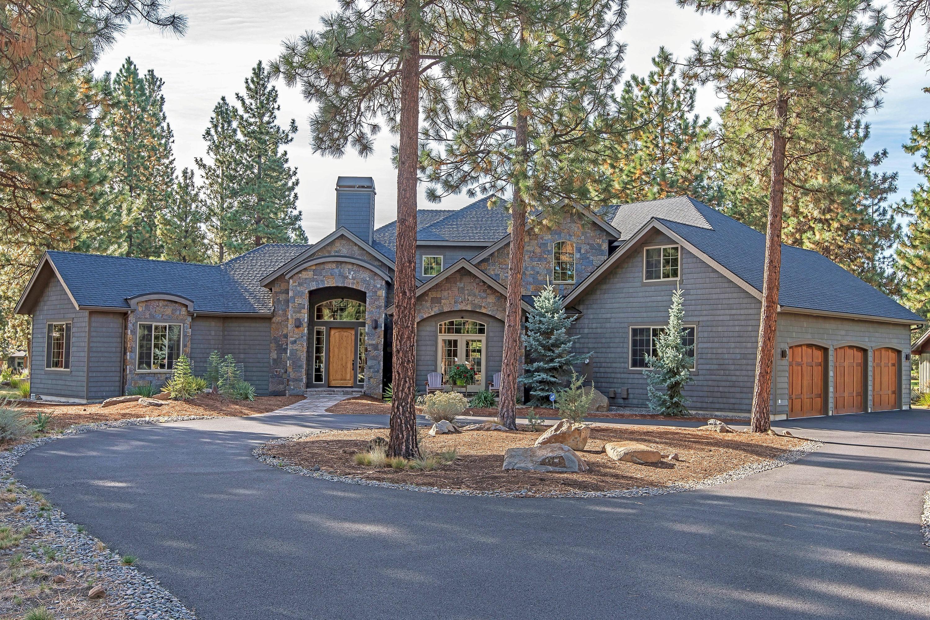 Outstanding Custom home in Aspen Lakes on just under an acre of land. Immaculate & lives like it is brand new. Large 4109 sq ft open floor plan w/ huge windows overlooking the 18th Fairway. Floor to ceiling rock, wood burning fireplace in Great Room w/ vaulted ceilings & wood beams. Stunning Gourmet Kitchen with Italian Granite & Imported Onyx & a Butler's Pantry. Large Master Suite on the main level w/ lovely bathroom w/ radiant floor heat, large walk-in shower & built-ins in Master closet. Office on main floor w/ built-in Dual Desk overlooks golf course. Beautifully, professionally landscaped (also impeccably kept) w/ oversized Paver Patio, partially covered w/ built-in BBQ to enjoy Golf Course & Central Oregon Lifestyle. 2 Bedrooms & Bonus Room upstairs w/ full bathroom & 476 sq ft of storage easily converted to more living space. Oversized 3 car garage. This home is special w/ special features throughout! Aspen Lakes is close to the quaint town of Sisters yet worlds away! Gated Com