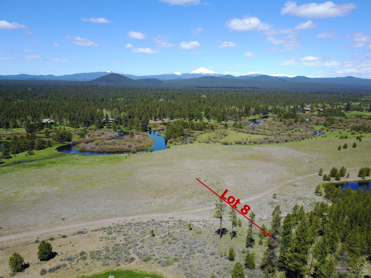 Unique 2.02 acreage homesite in historic Vandevert Ranch, a gated community of 400 acres with only 21 home owners. Beautiful Mt. Bachelor view across an open meadow, and the little Deschutes river is steps away - a stunning setting. The river meanders through 2 miles of the ranch, plus there is a stocked fishing pond, stables, hiking trails and more! Owners enjoy the privacy and tranquility of a well run ranch, without any of the work. Come take a look and begin planning your dream home today!