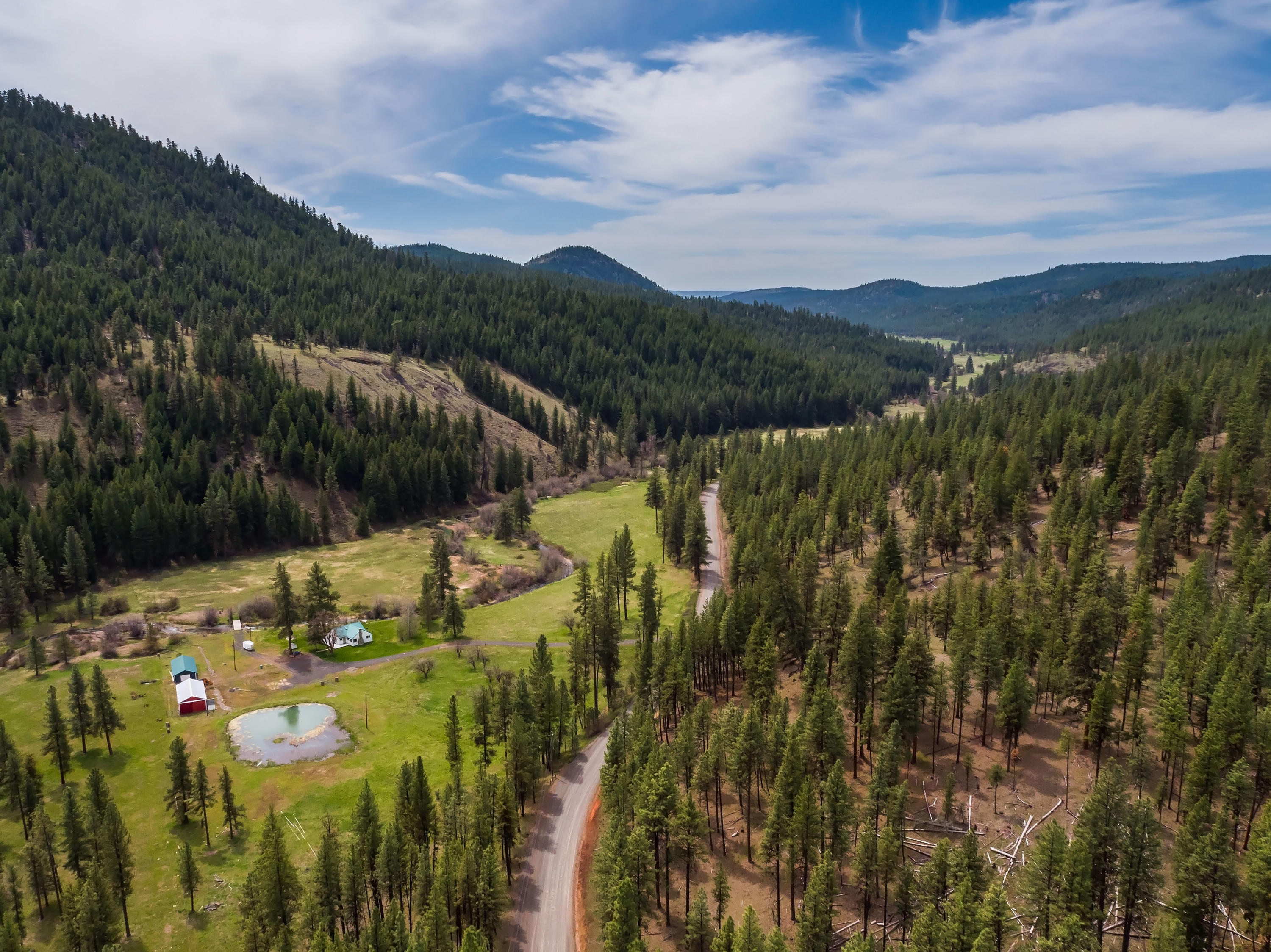 A 193 acre piece of land that sits beneath the Stein Pillars, nestled on Mill Creek is truly a small piece of paradise.This Ranch borders the Ochoco National Forest on both east and west side with 120 acres of timber growth.With 2 Land Preference Tags (LOP), this ranch has an abundance of wildlife. Black Bear, Elk, Deer, Antelope, Bobcat, Cougar and Turkey all live within the ranch.The homestead is a nice 2 bed/1bth with all the amenities. Pull out big trout in the pond or try you luck in Mill Creek, you won't be disappointed. With 49 acres of water, it will keep your pastures green and your pond full.Ochoco Reservoir is only 10min away and another 5min from town. This is truly a future Legacy Ranch.